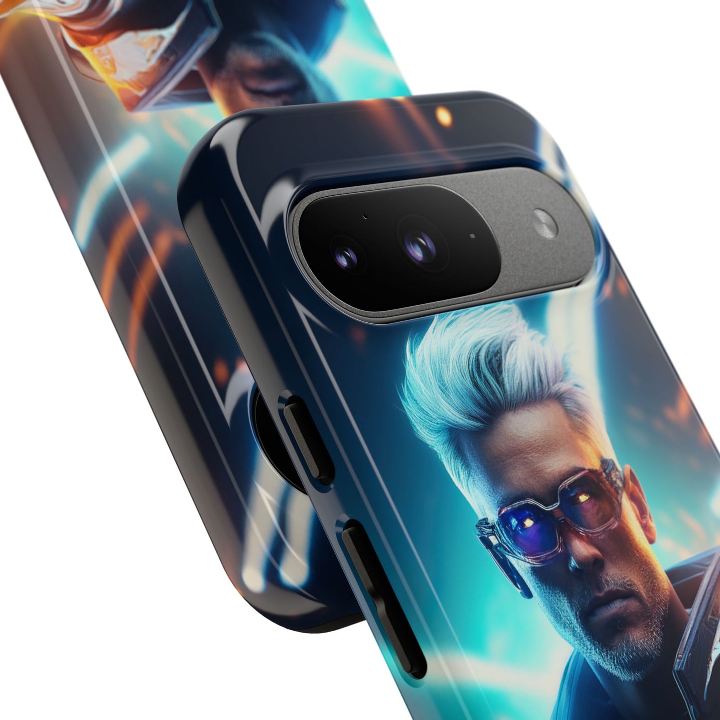 Futuristic Cyberpunk Male Cell Phone Case 013