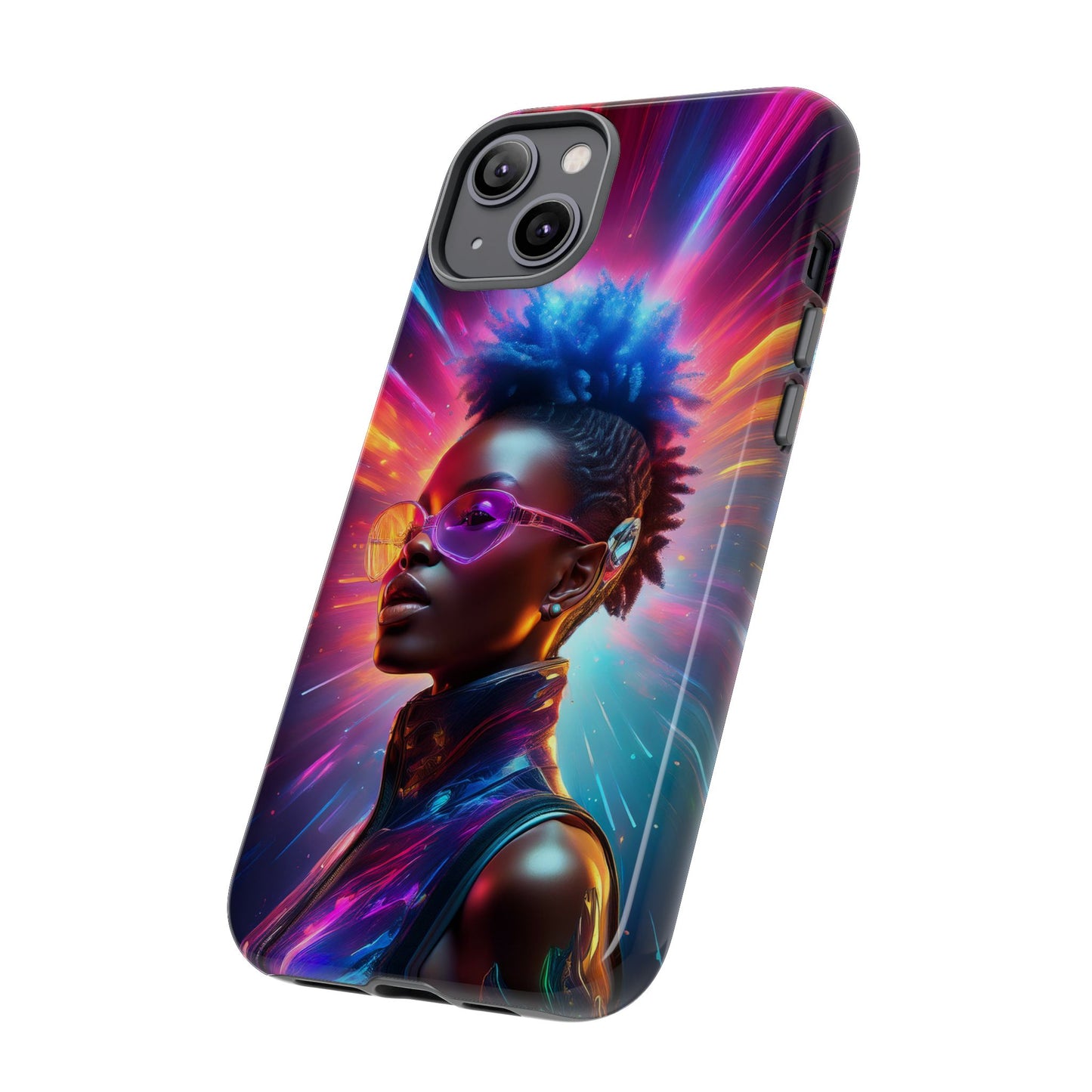 Futuristic Cyberpunk Female Cell Phone Case 026