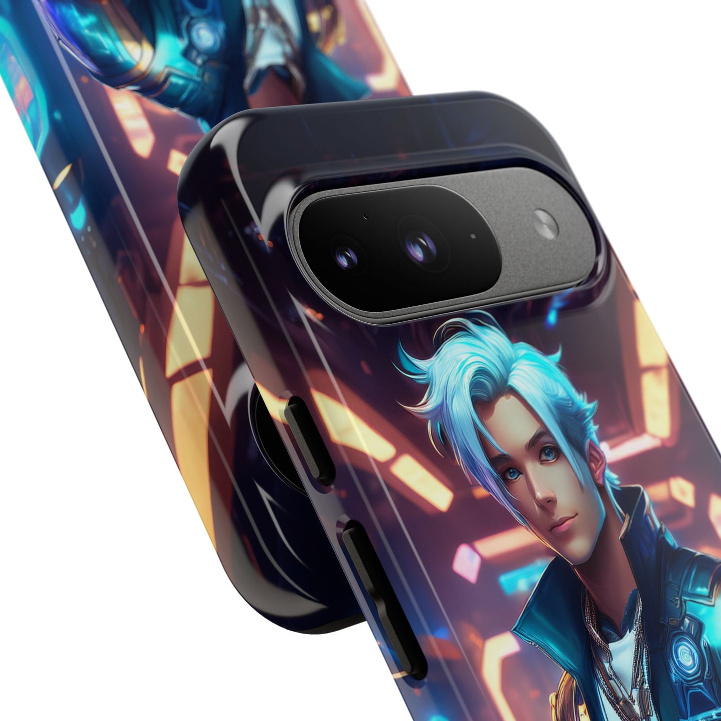 Futuristic Cyberpunk Male Cell Phone Case 009