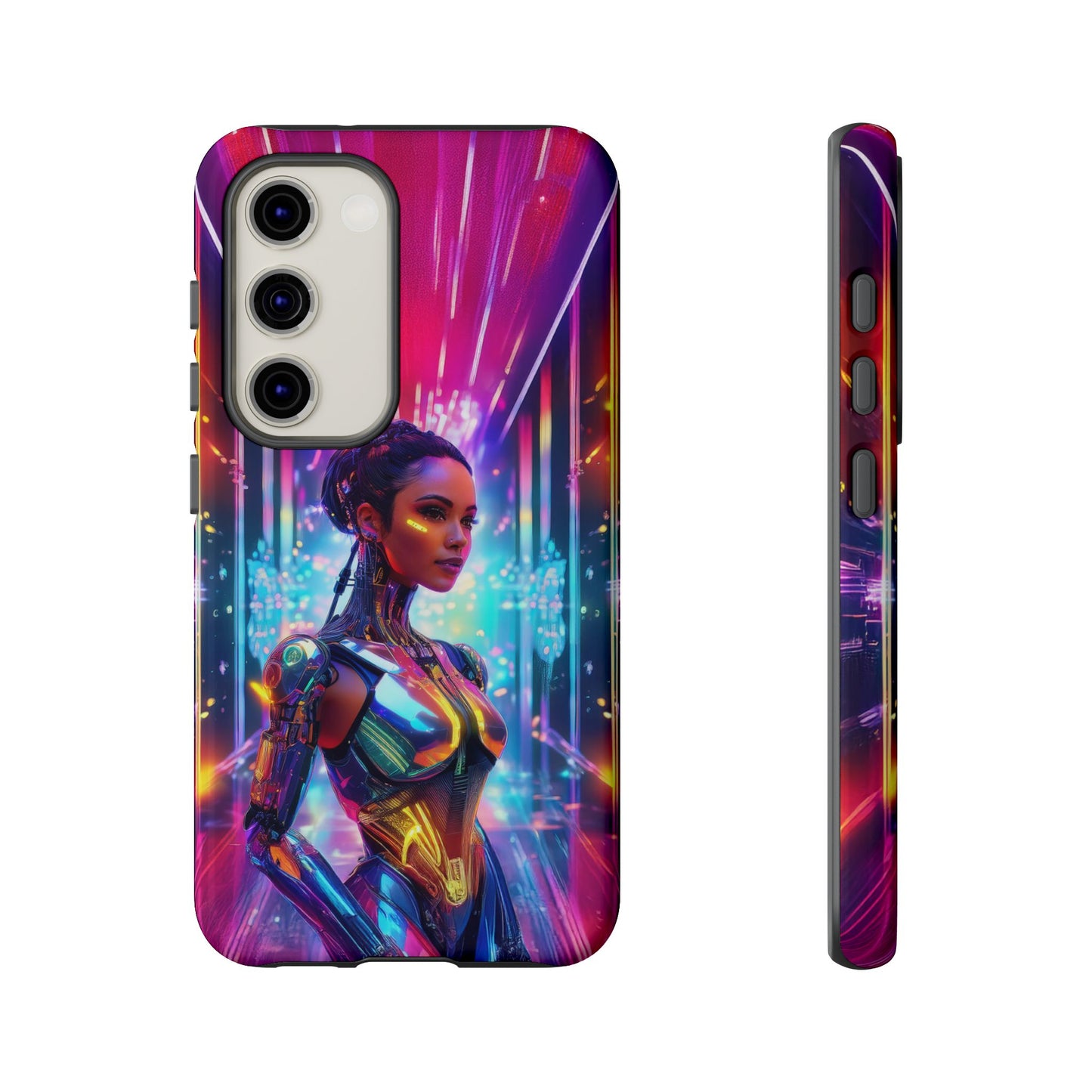 Futuristic Human Android Hybrid Cell Phone Case 006