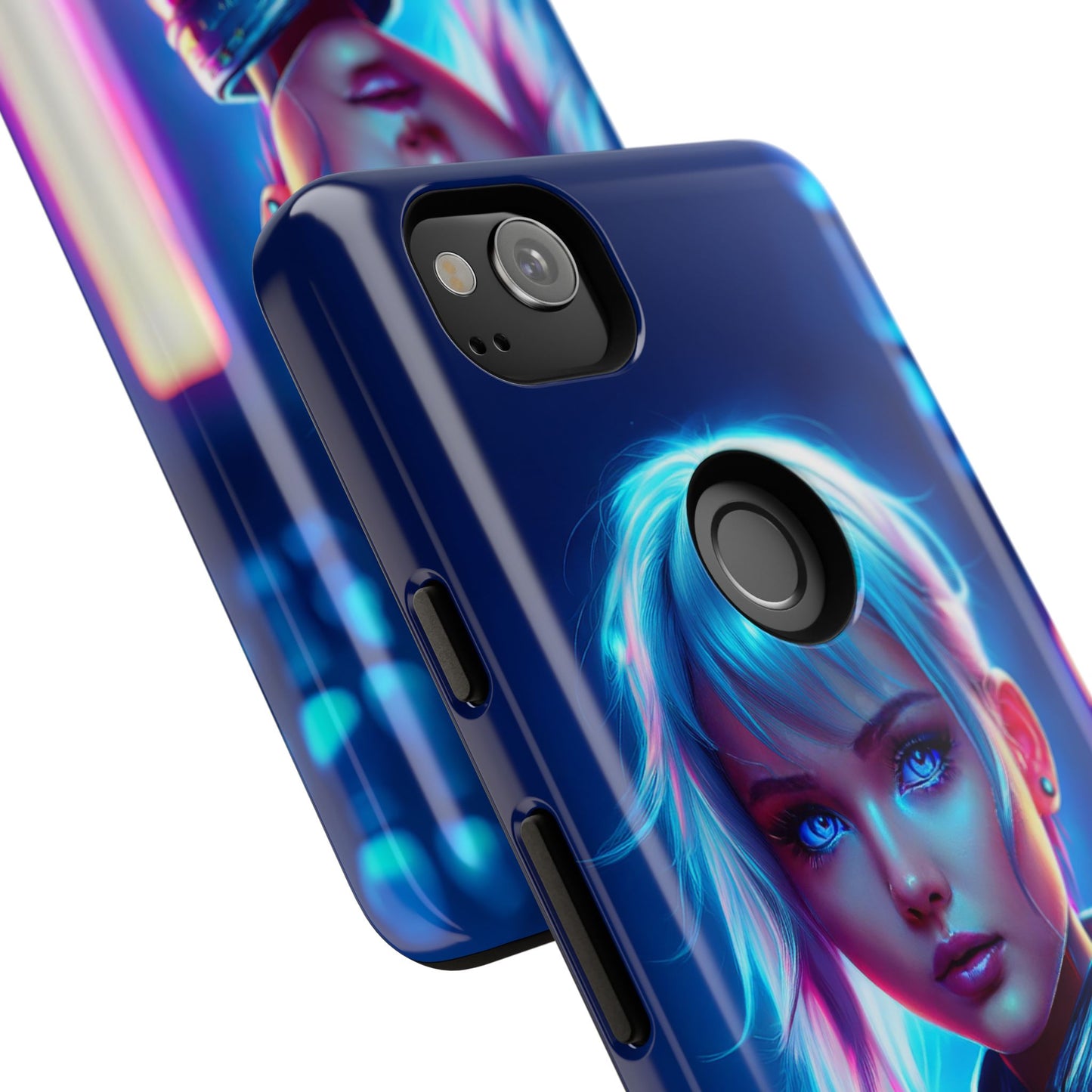 Futuristic Cyberpunk Female Cell Phone Case 013