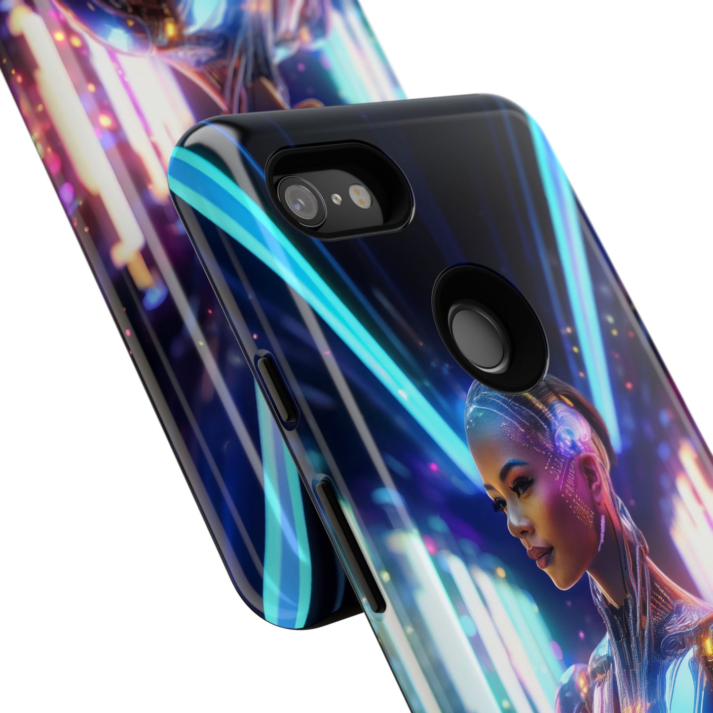 Futuristic Human Android Hybrid Cell Phone Case 010