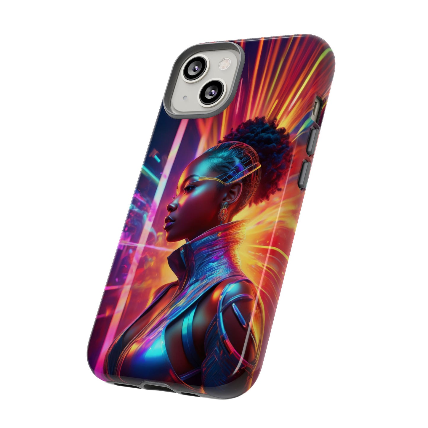 Futuristic Cyberpunk Female Cell Phone Case 001