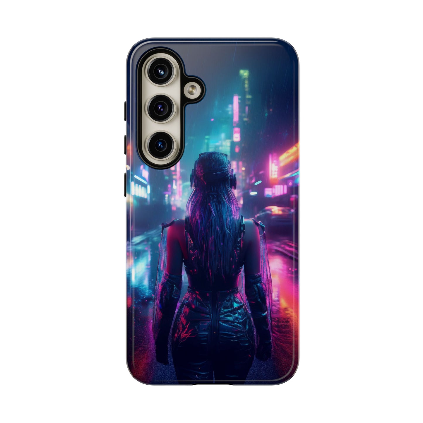 Futuristic Cyberpunk Female Cell Phone Case 032