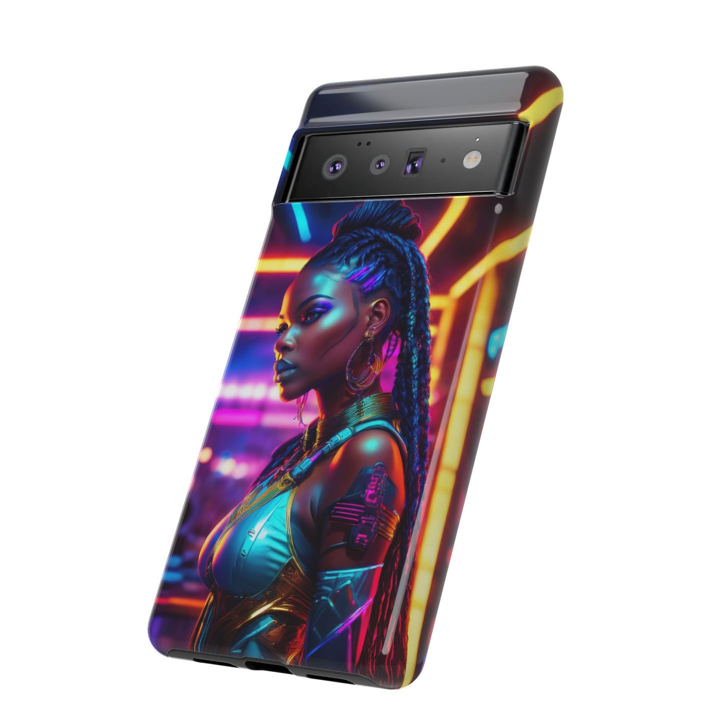 Futuristic Cyberpunk Female Cell Phone Case 006