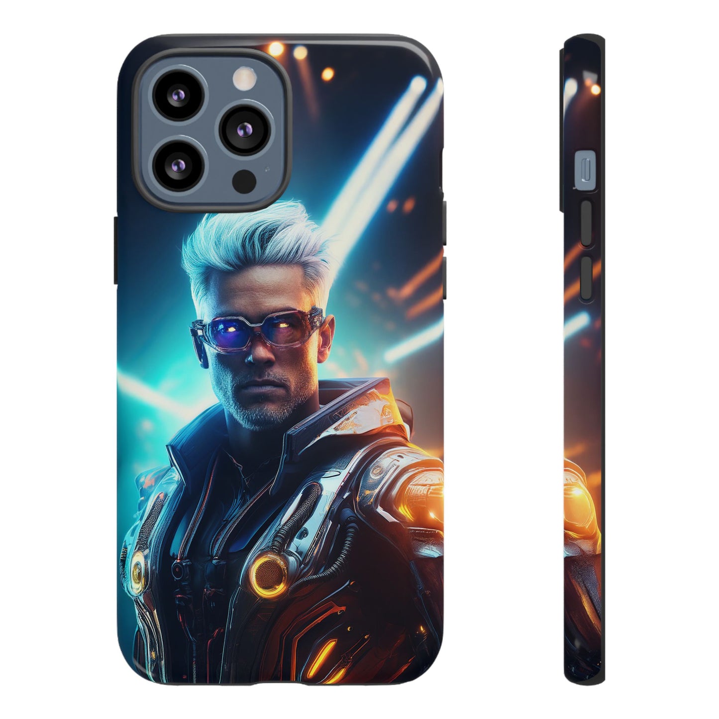 Futuristic Cyberpunk Male Cell Phone Case 013