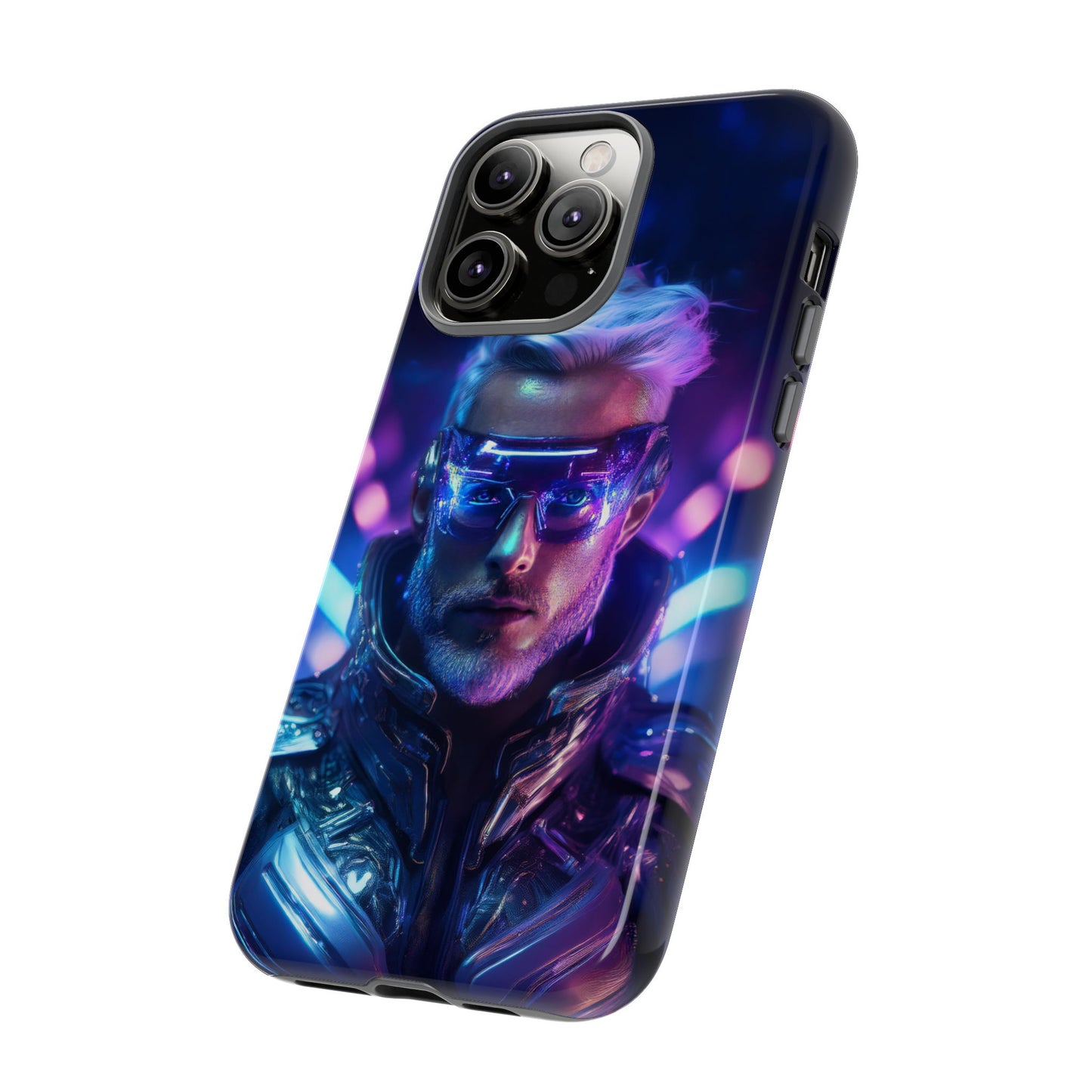 Futuristic Cyberpunk Male Cell Phone Case 020