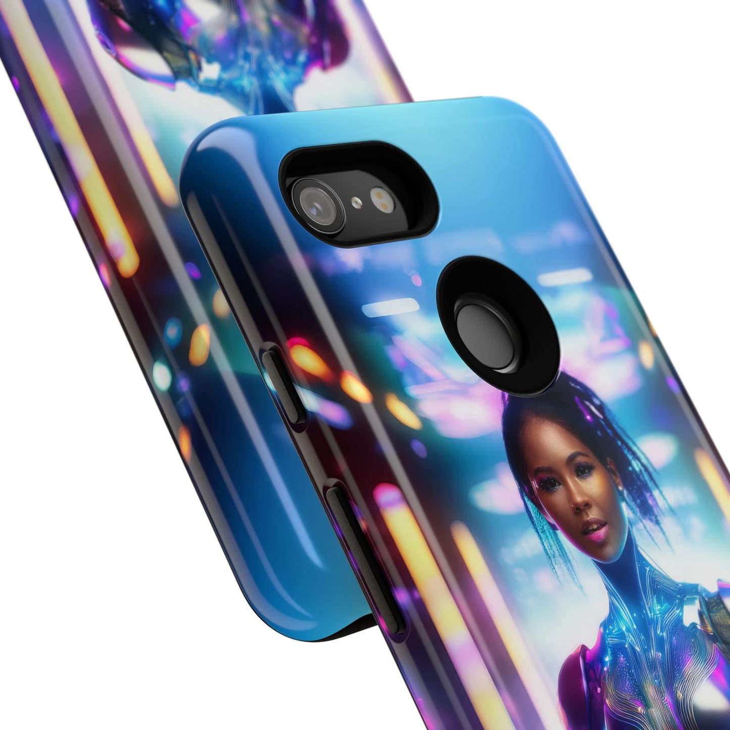 Futuristic Human Android Hybrid Cell Phone Case 009