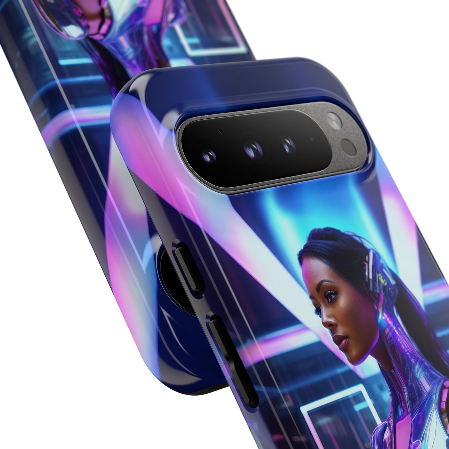 Futuristic Human Android Hybrid Cell Phone Case 017