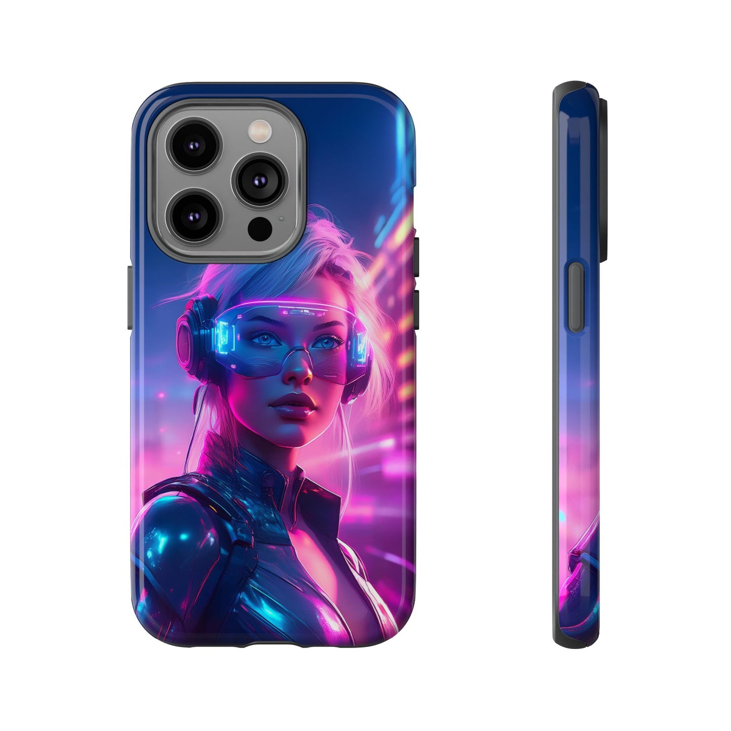 Futuristic Cyberpunk Female Cell Phone Case 029