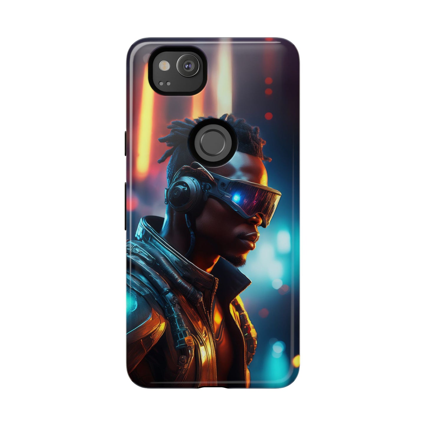 Futuristic Cyberpunk Male Cell Phone Case 016