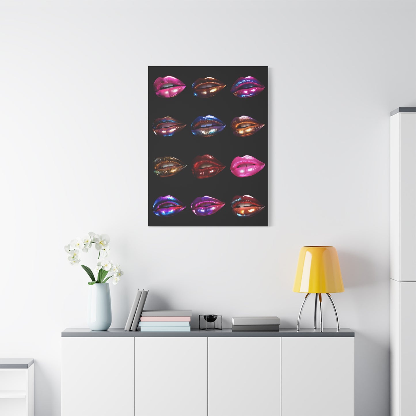 Hot Lips - Canvas Print – Vibrant Wall Decor