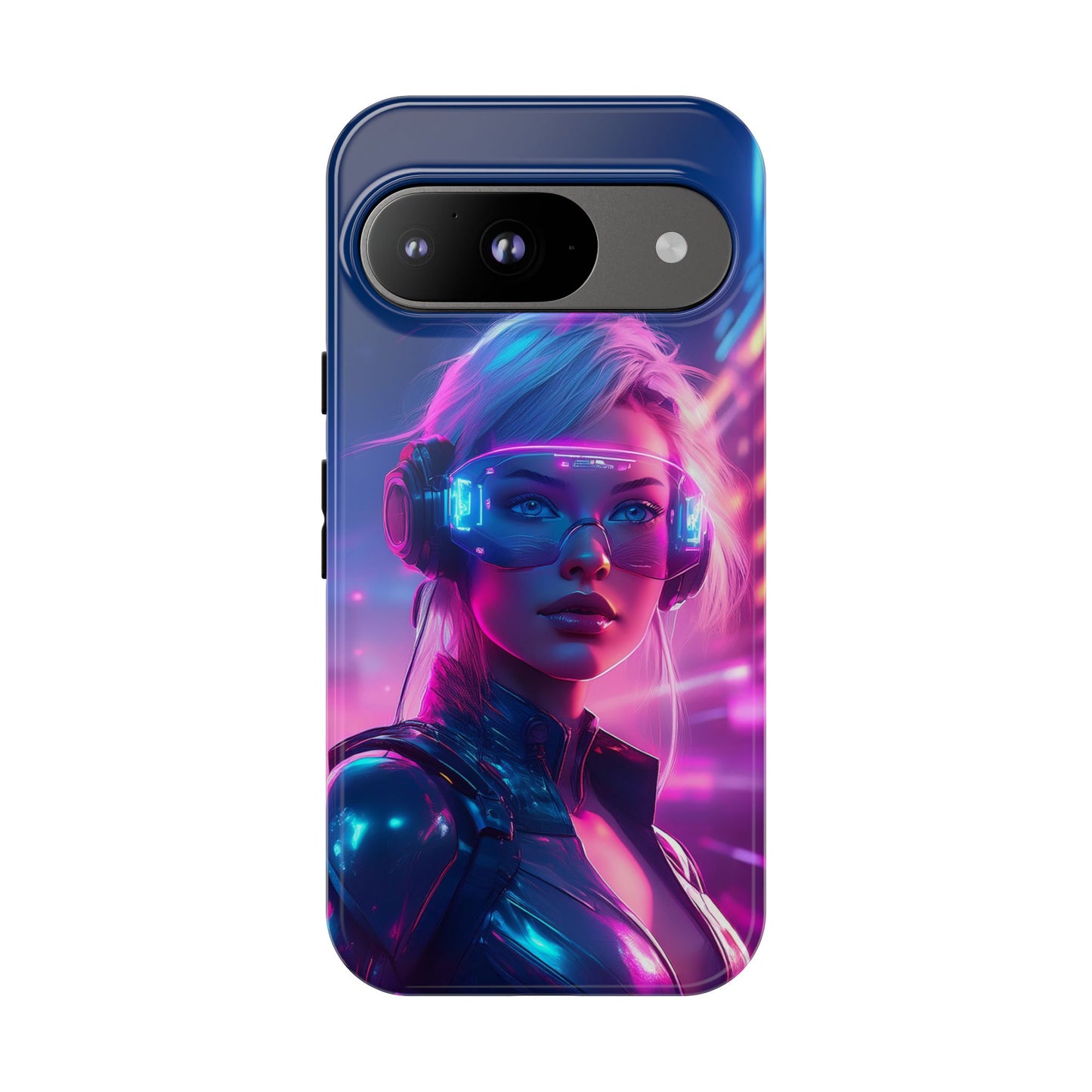 Futuristic Cyberpunk Female Cell Phone Case 029