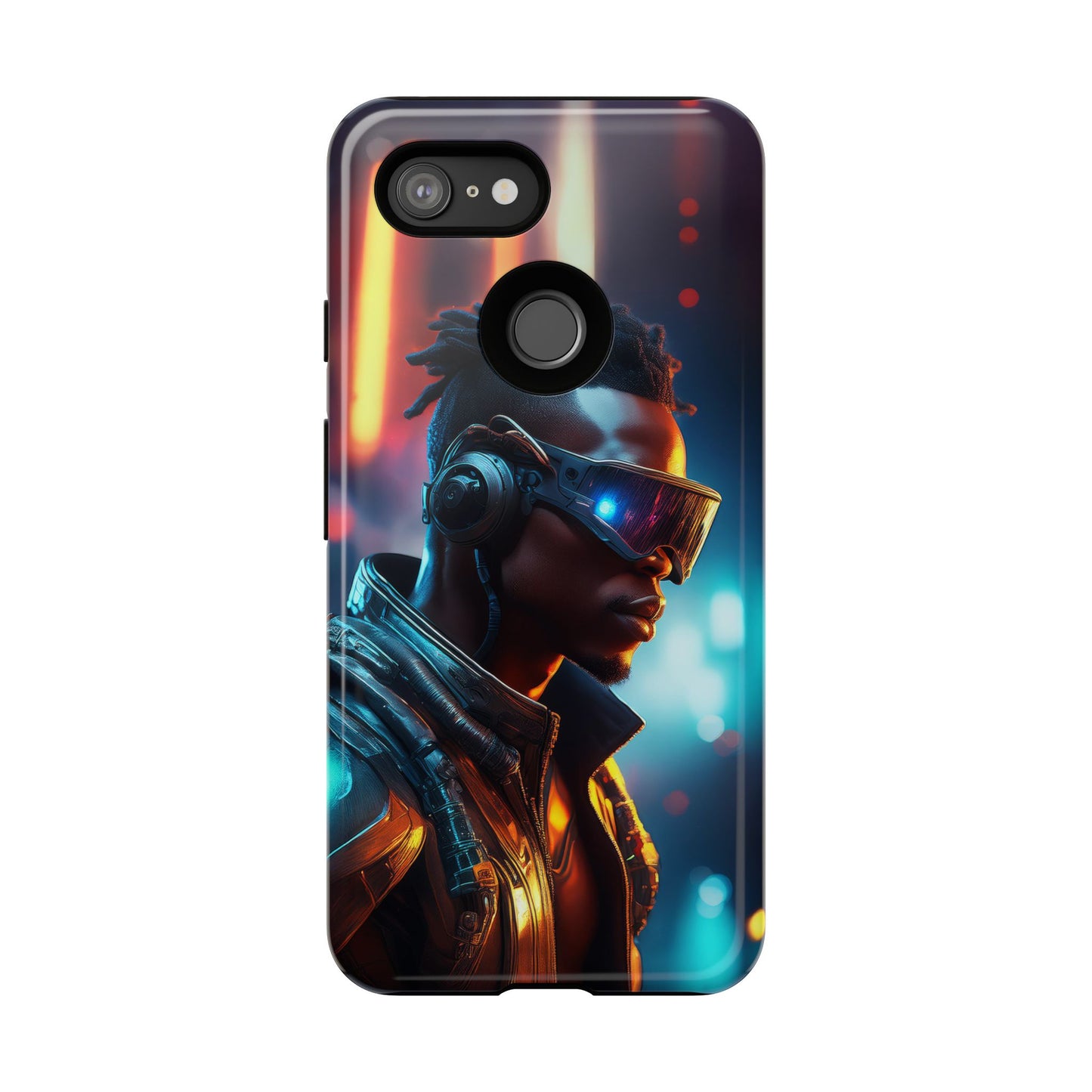 Futuristic Cyberpunk Male Cell Phone Case 016