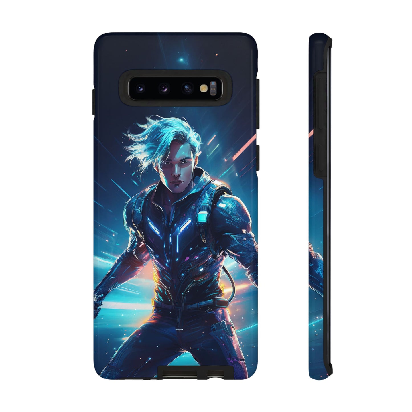 Futuristic Cyberpunk Male Cell Phone Case 024