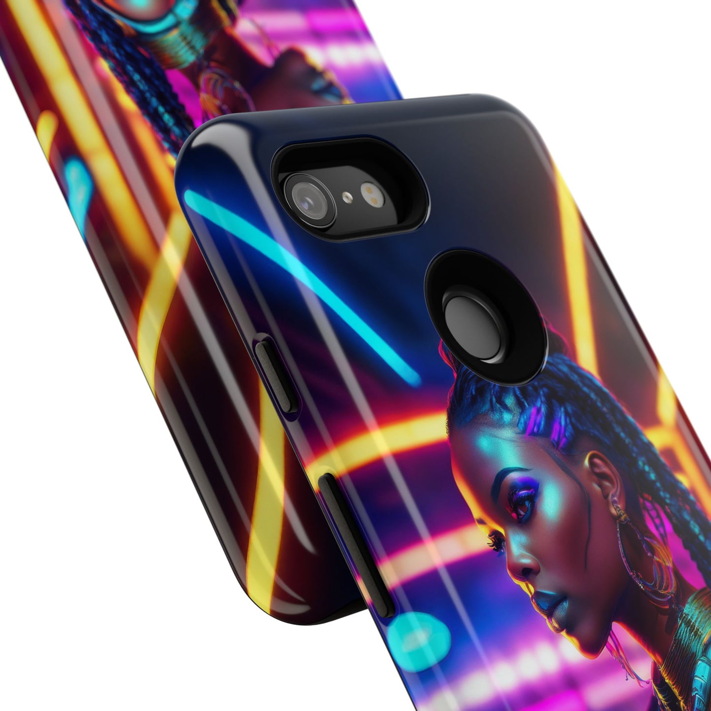 Futuristic Cyberpunk Female Cell Phone Case 006