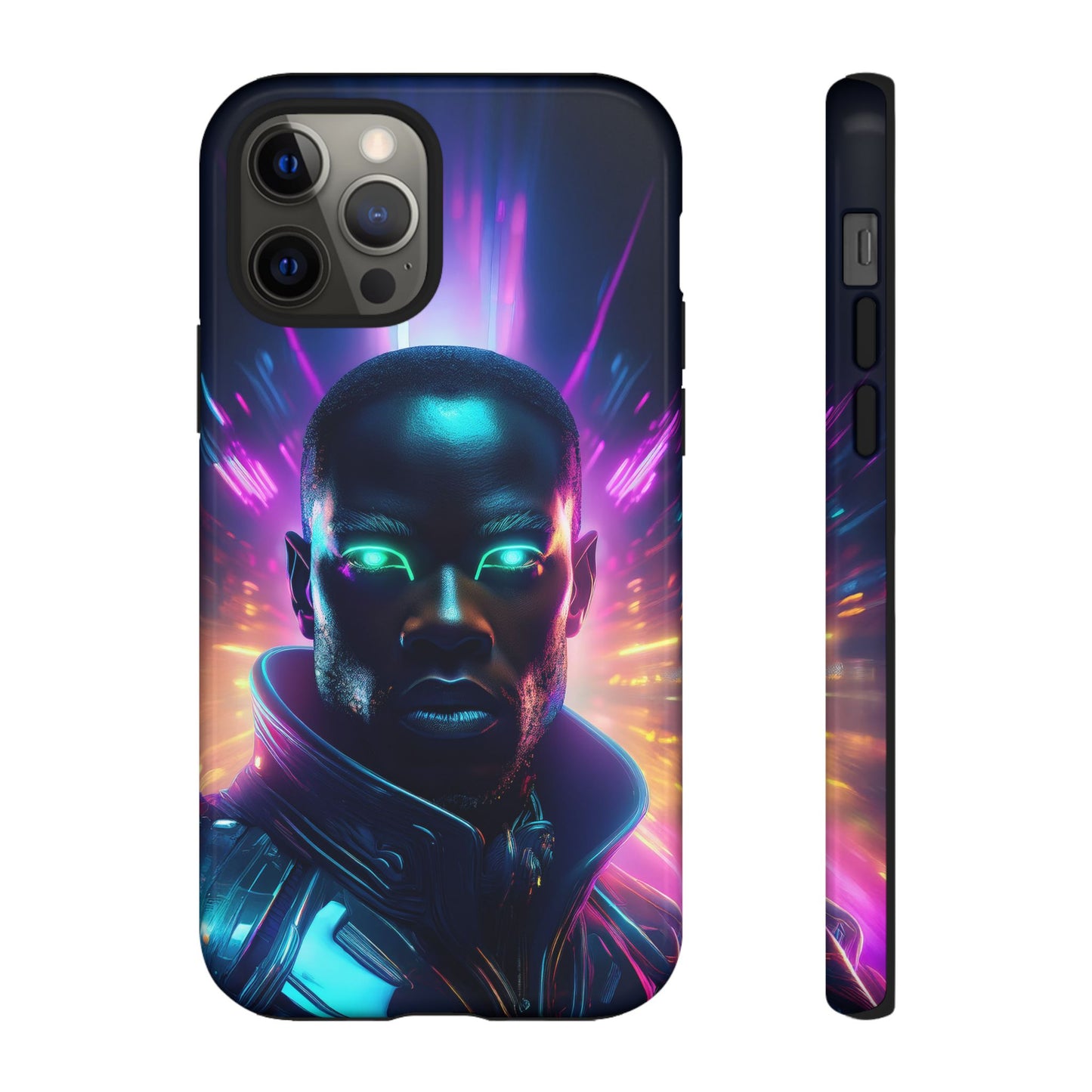 Futuristic Cyberpunk Male Cell Phone Case 022