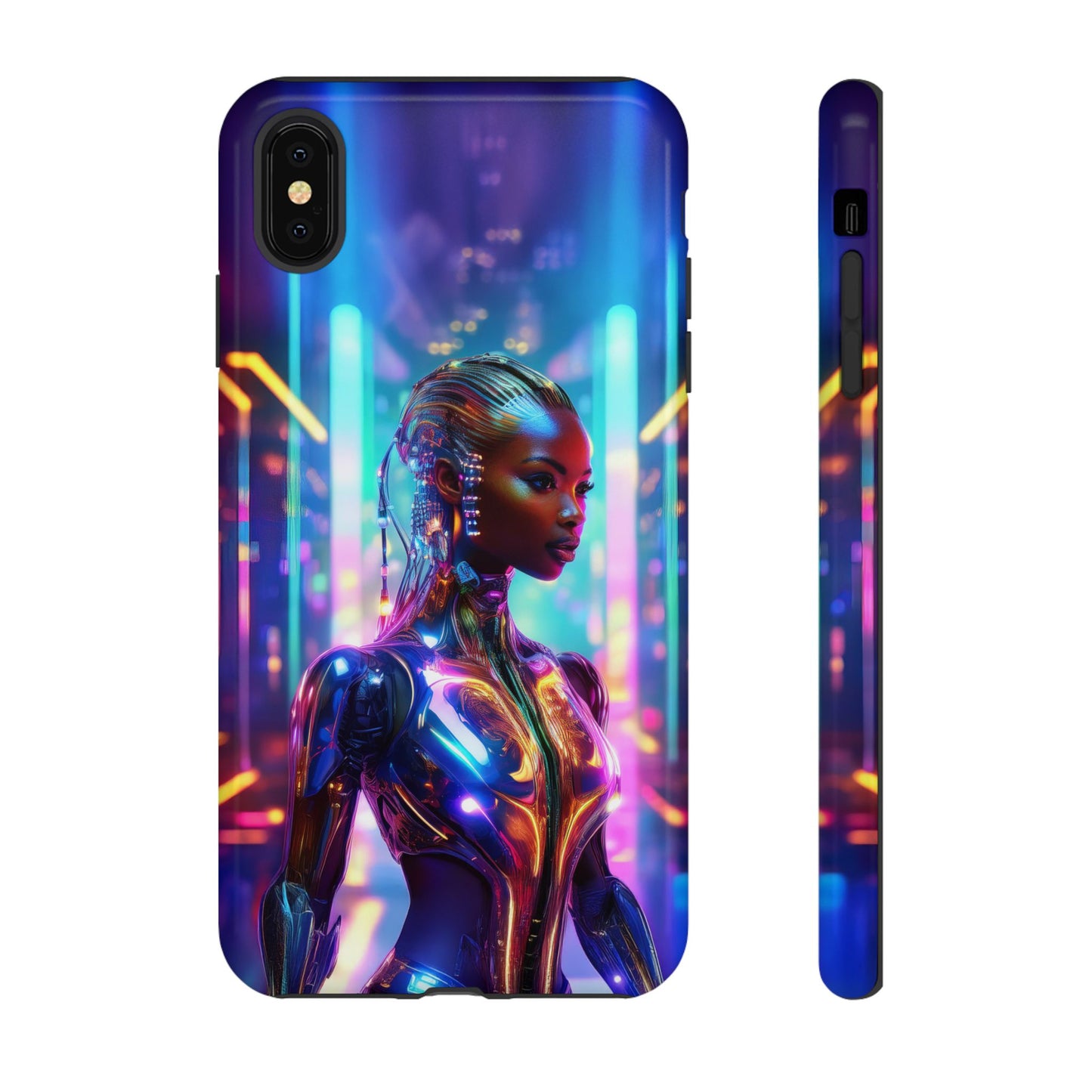 Futuristic Human Android Hybrid Cell Phone Case 018