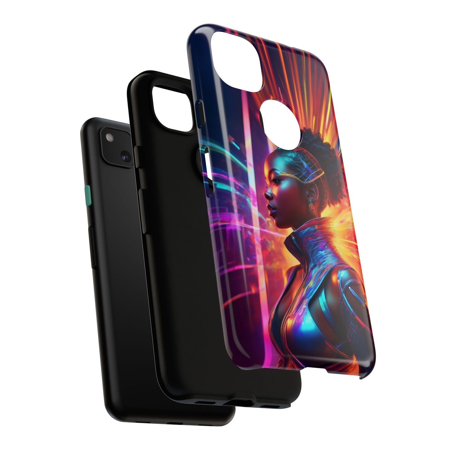 Futuristic Cyberpunk Female Cell Phone Case 001