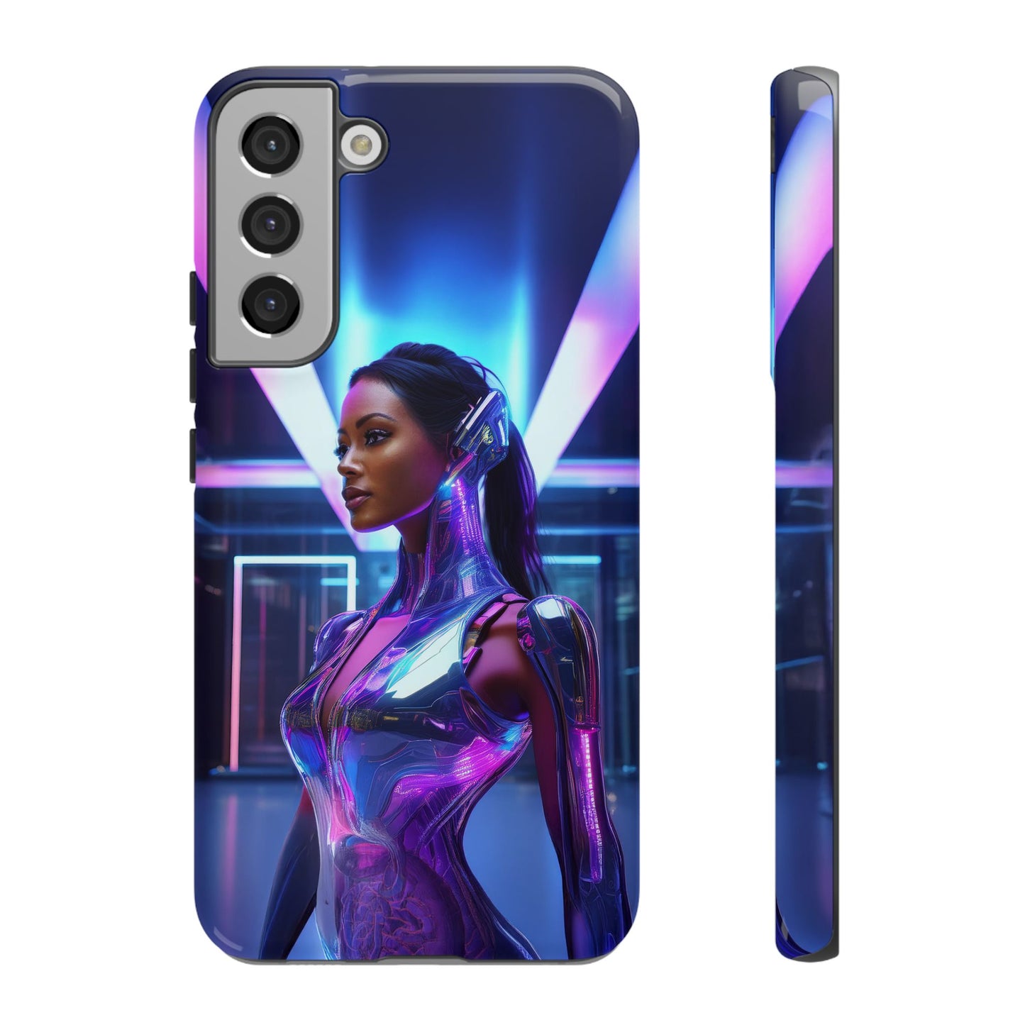 Futuristic Human Android Hybrid Cell Phone Case 017