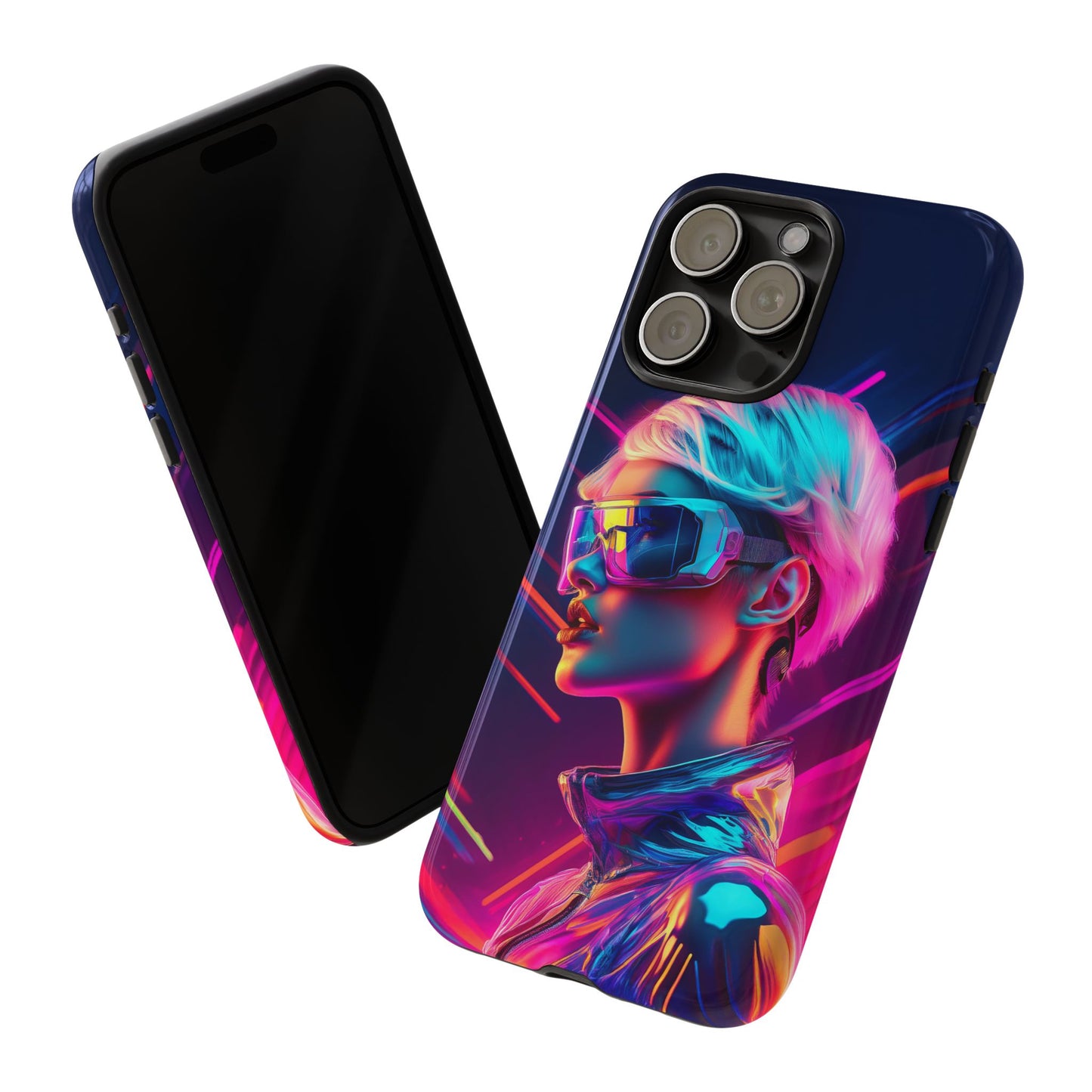 Futuristic Cyberpunk Female Cell Phone Case 031