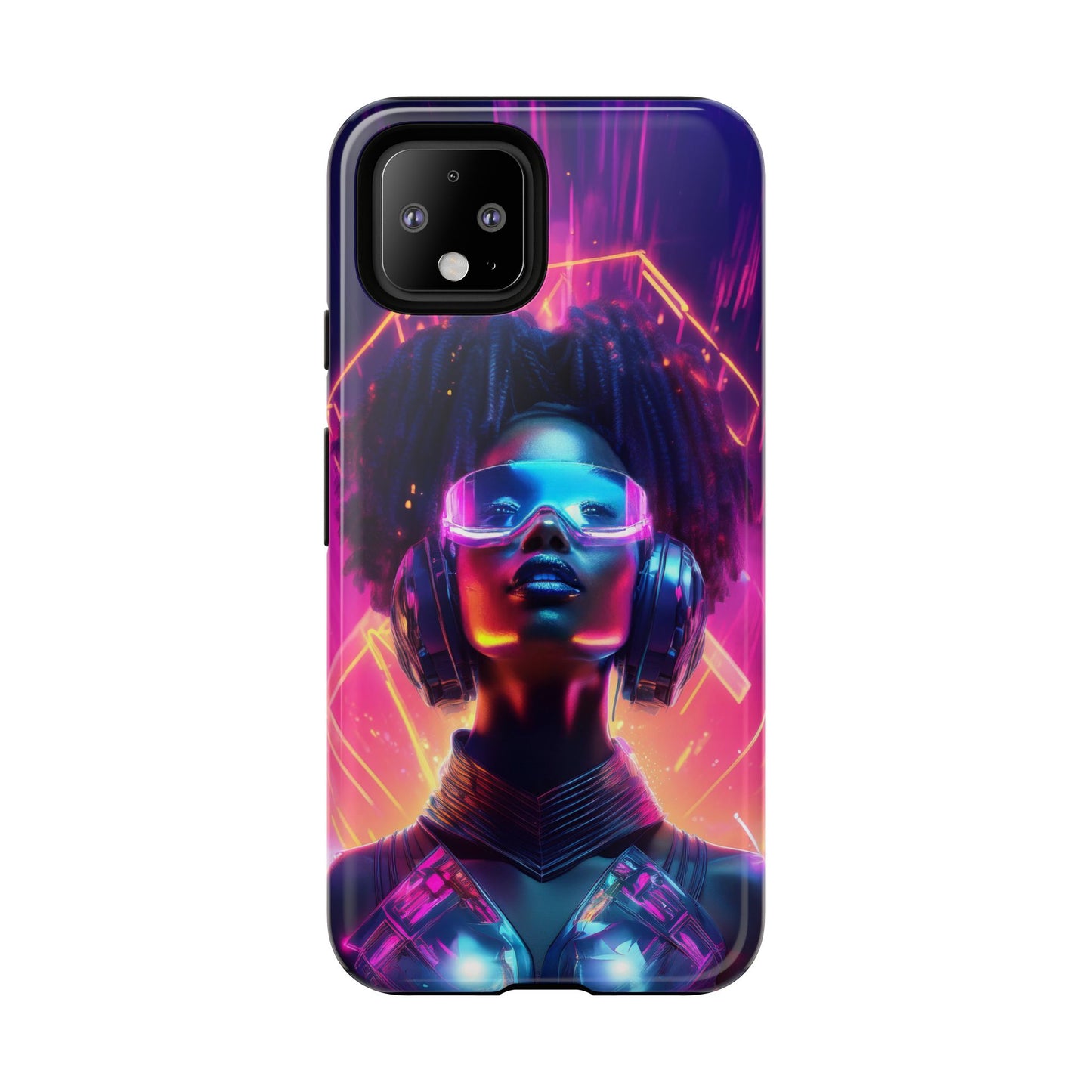 Futuristic Cyberpunk Female Cell Phone Case 030