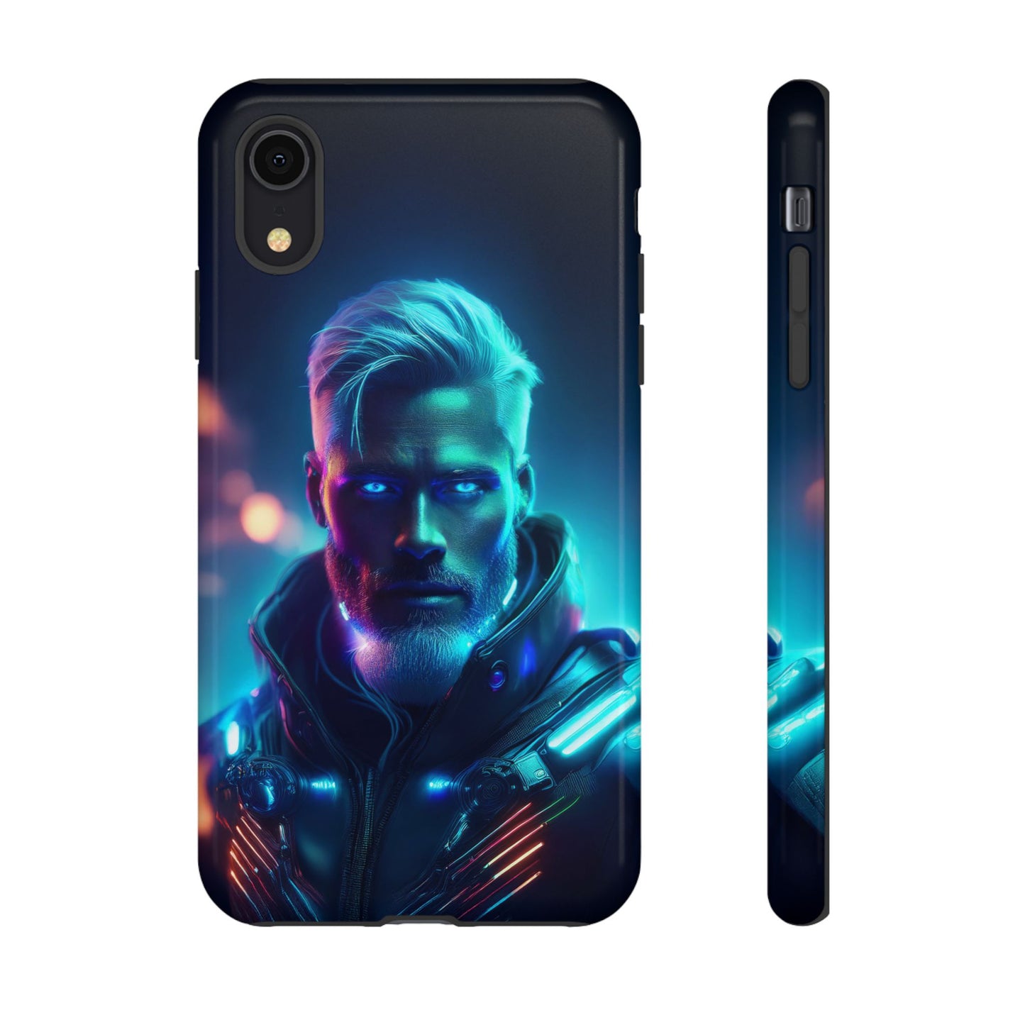 Futuristic Cyberpunk Male Cell Phone Case 023