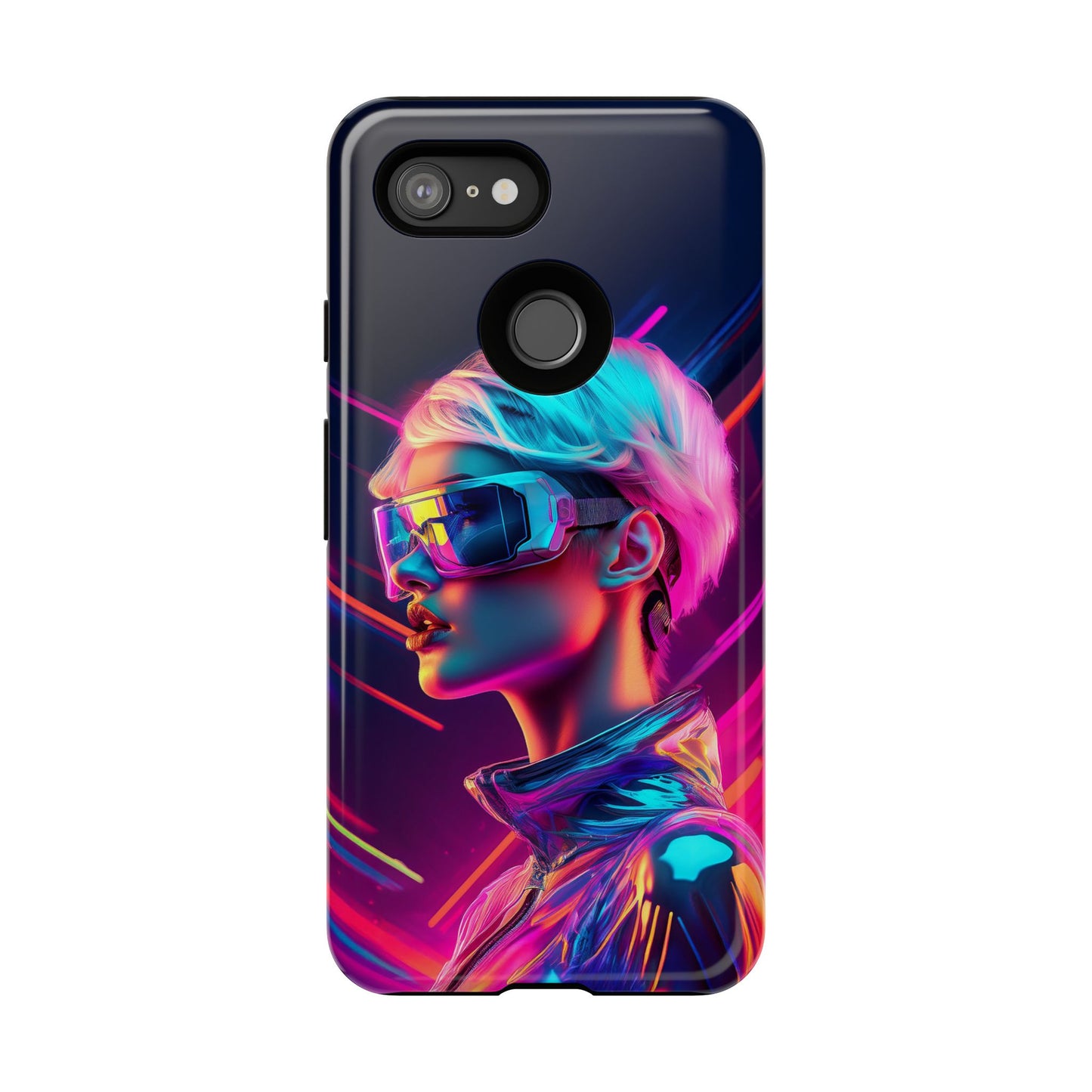 Futuristic Cyberpunk Female Cell Phone Case 031