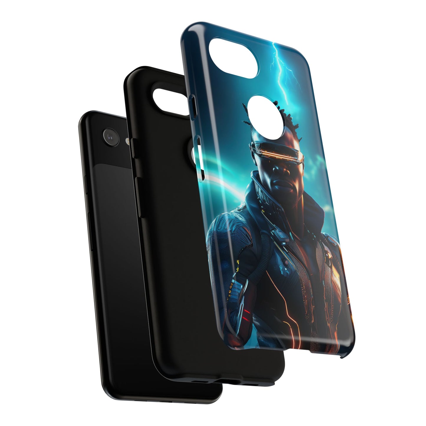 Futuristic Cyberpunk Male Cell Phone Case 014