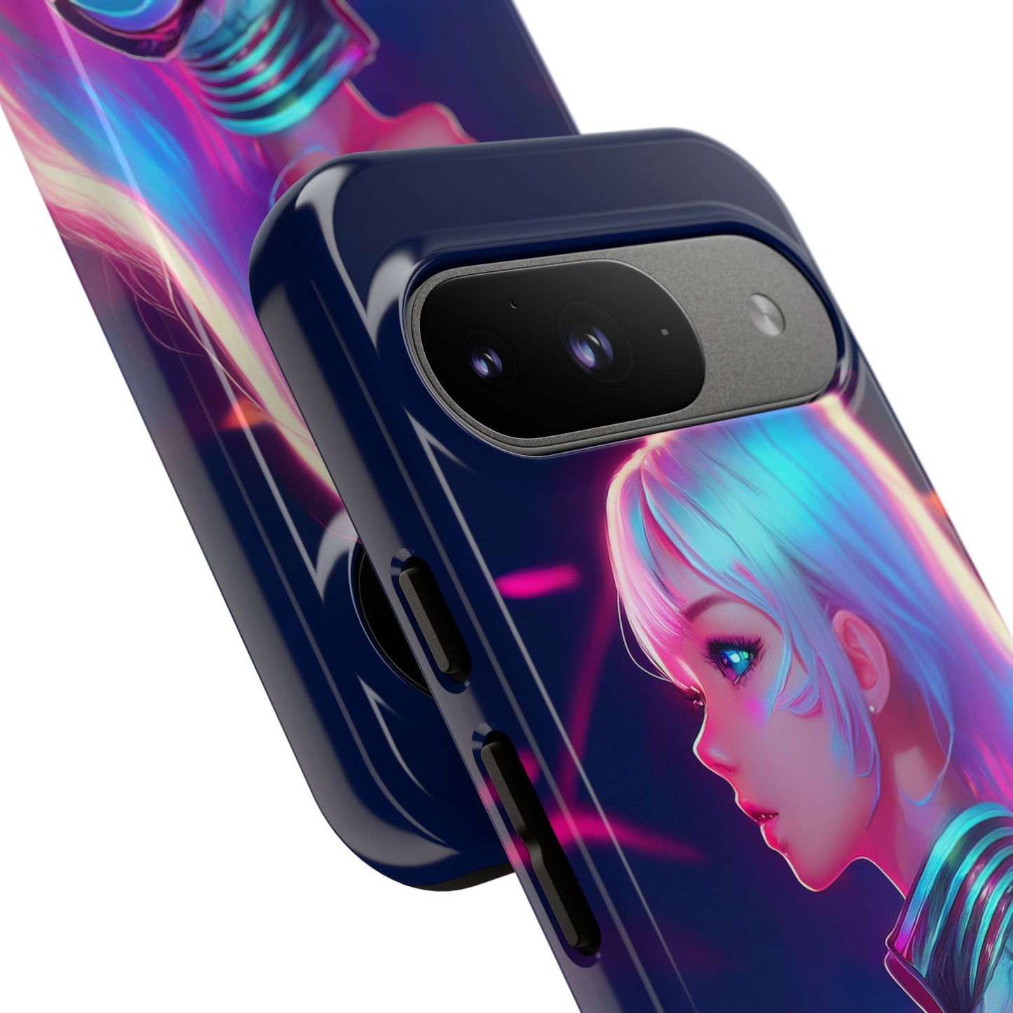 Futuristic Cyberpunk Female Cell Phone Case 009