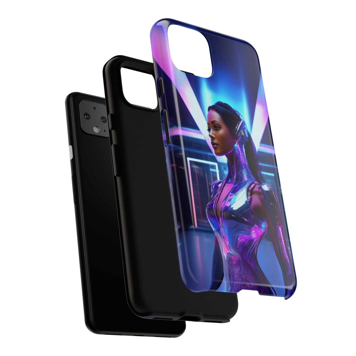 Futuristic Human Android Hybrid Cell Phone Case 017