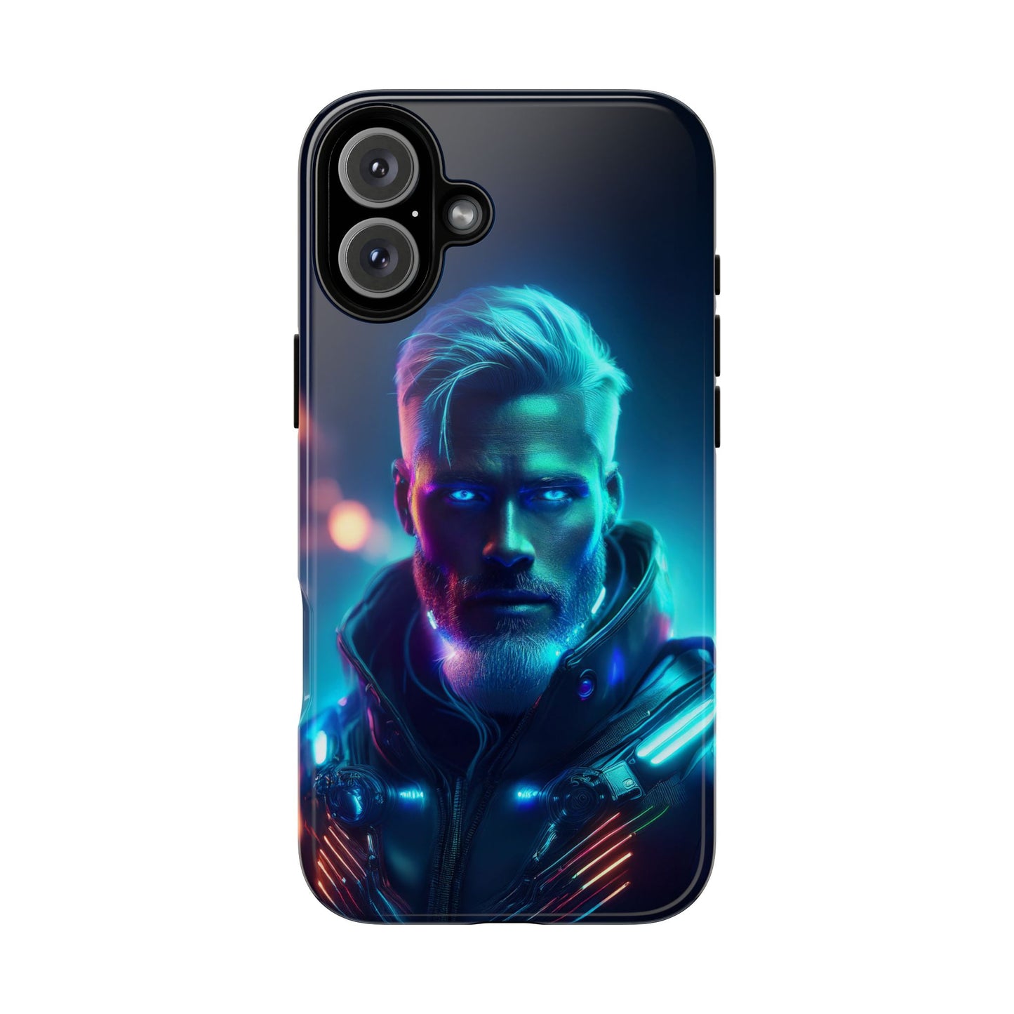 Futuristic Cyberpunk Male Cell Phone Case 023