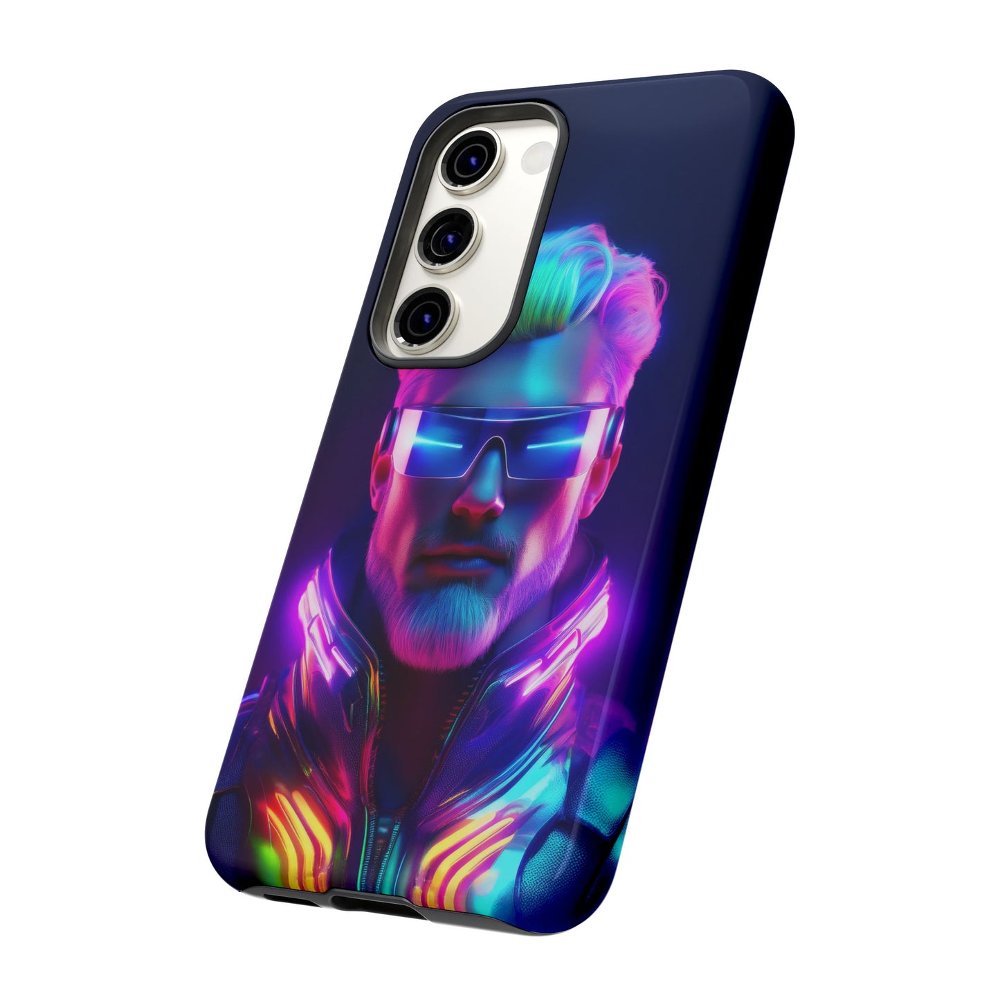 Futuristic Cyberpunk Male Cell Phone Case 026