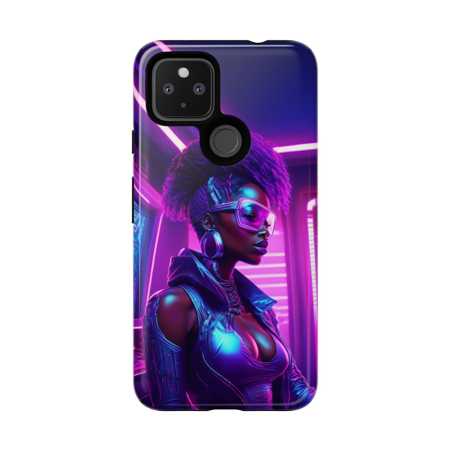 Futuristic Cyberpunk Female Cell Phone Case 004