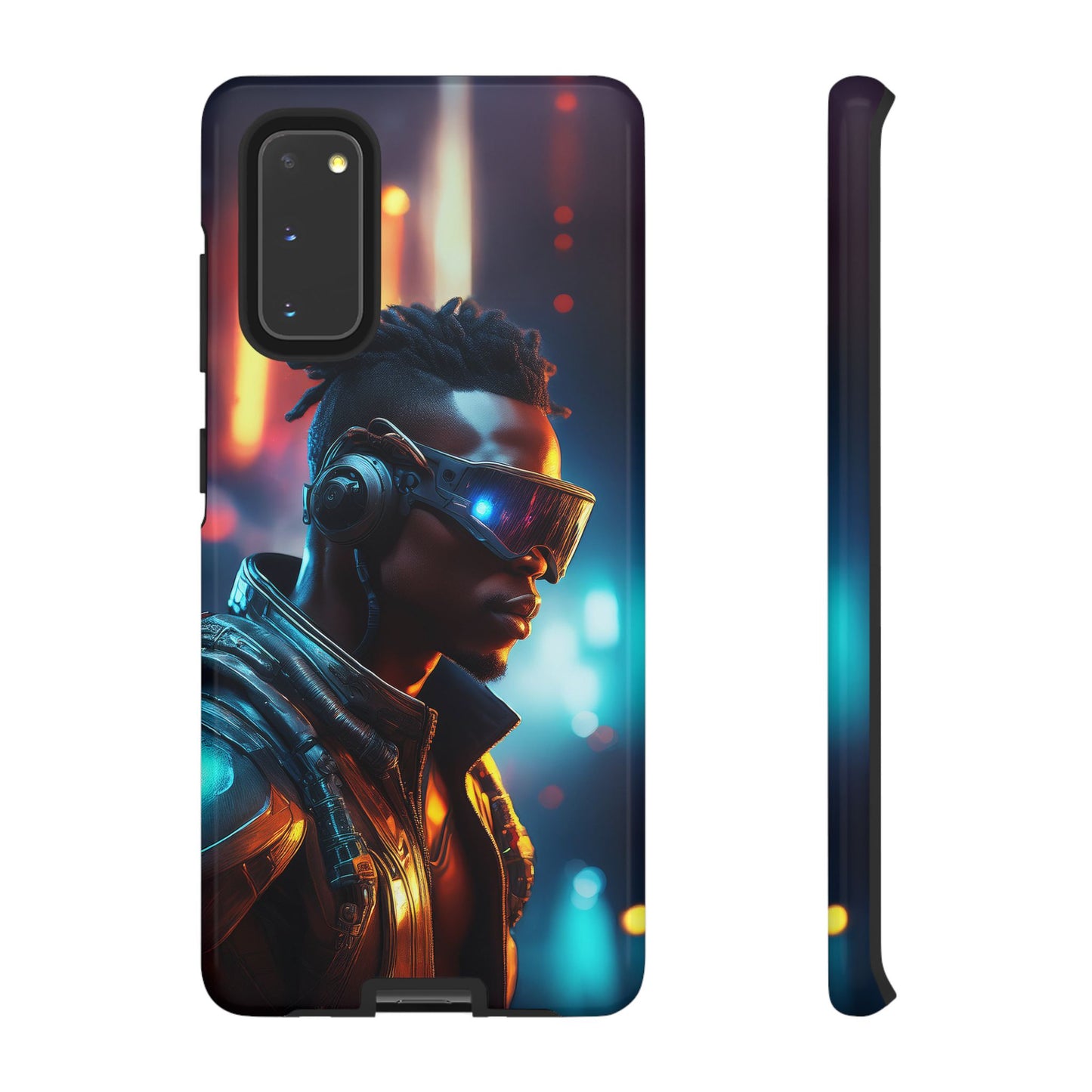 Futuristic Cyberpunk Male Cell Phone Case 016