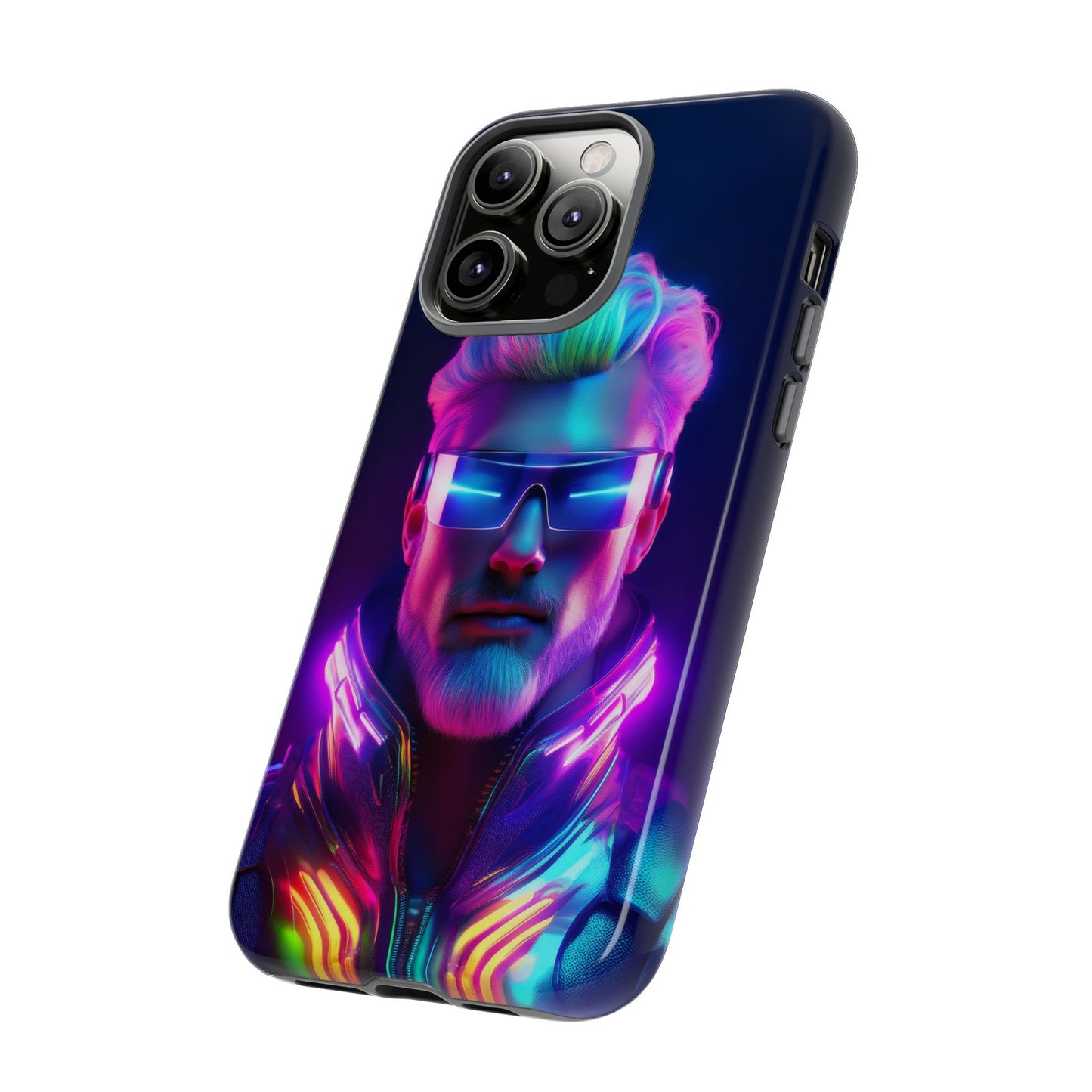 Futuristic Cyberpunk Male Cell Phone Case 026