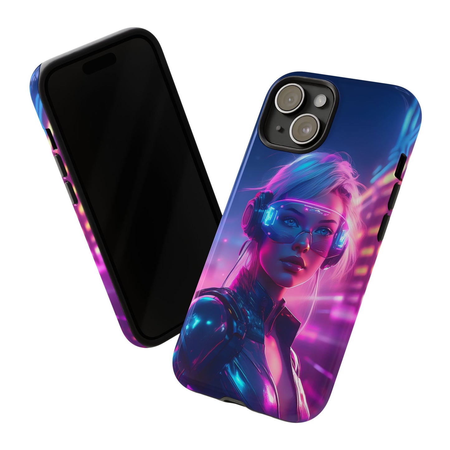 Futuristic Cyberpunk Female Cell Phone Case 029