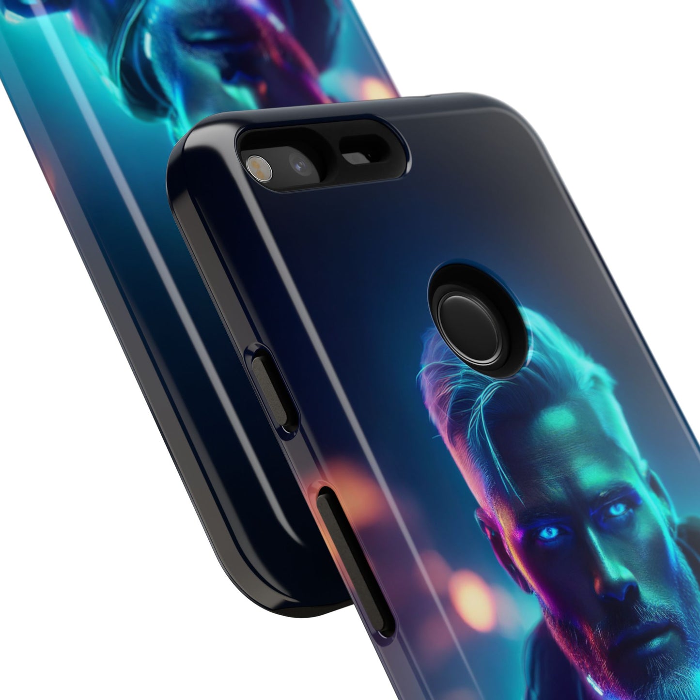 Futuristic Cyberpunk Male Cell Phone Case 023