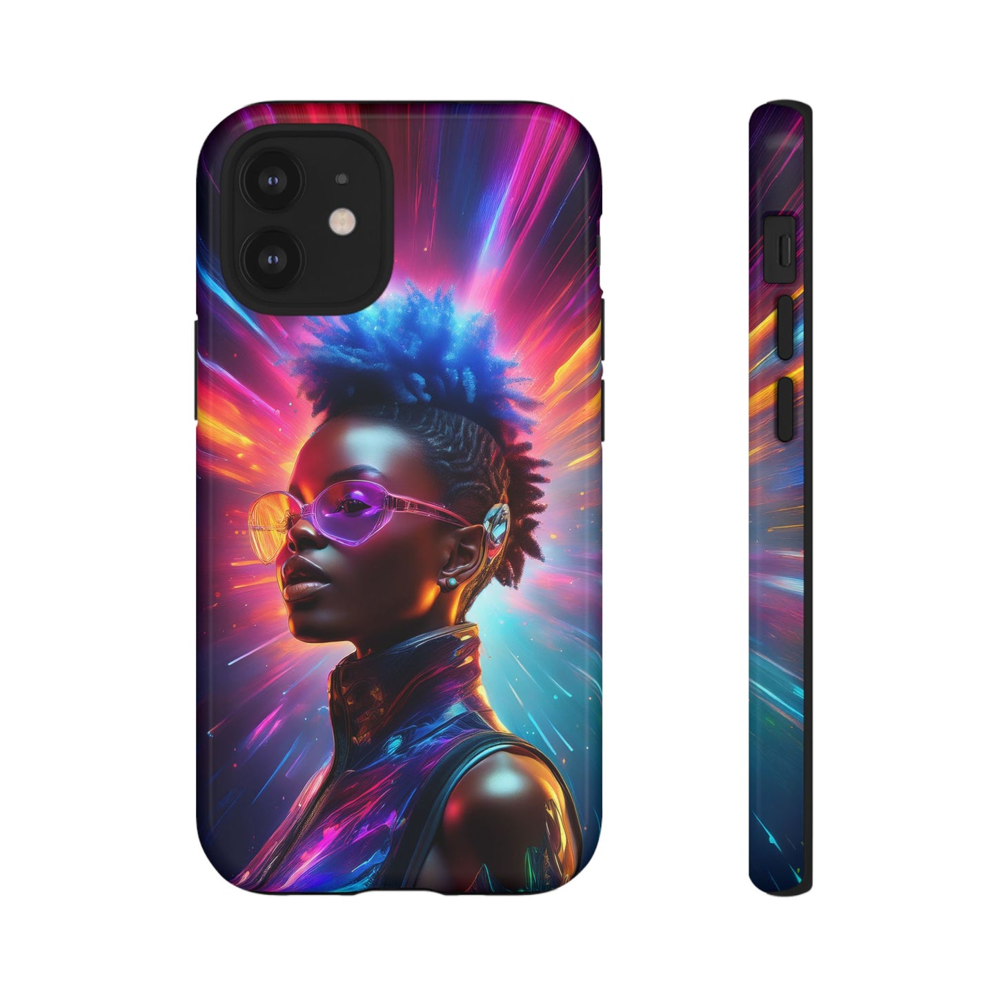 Futuristic Cyberpunk Female Cell Phone Case 026