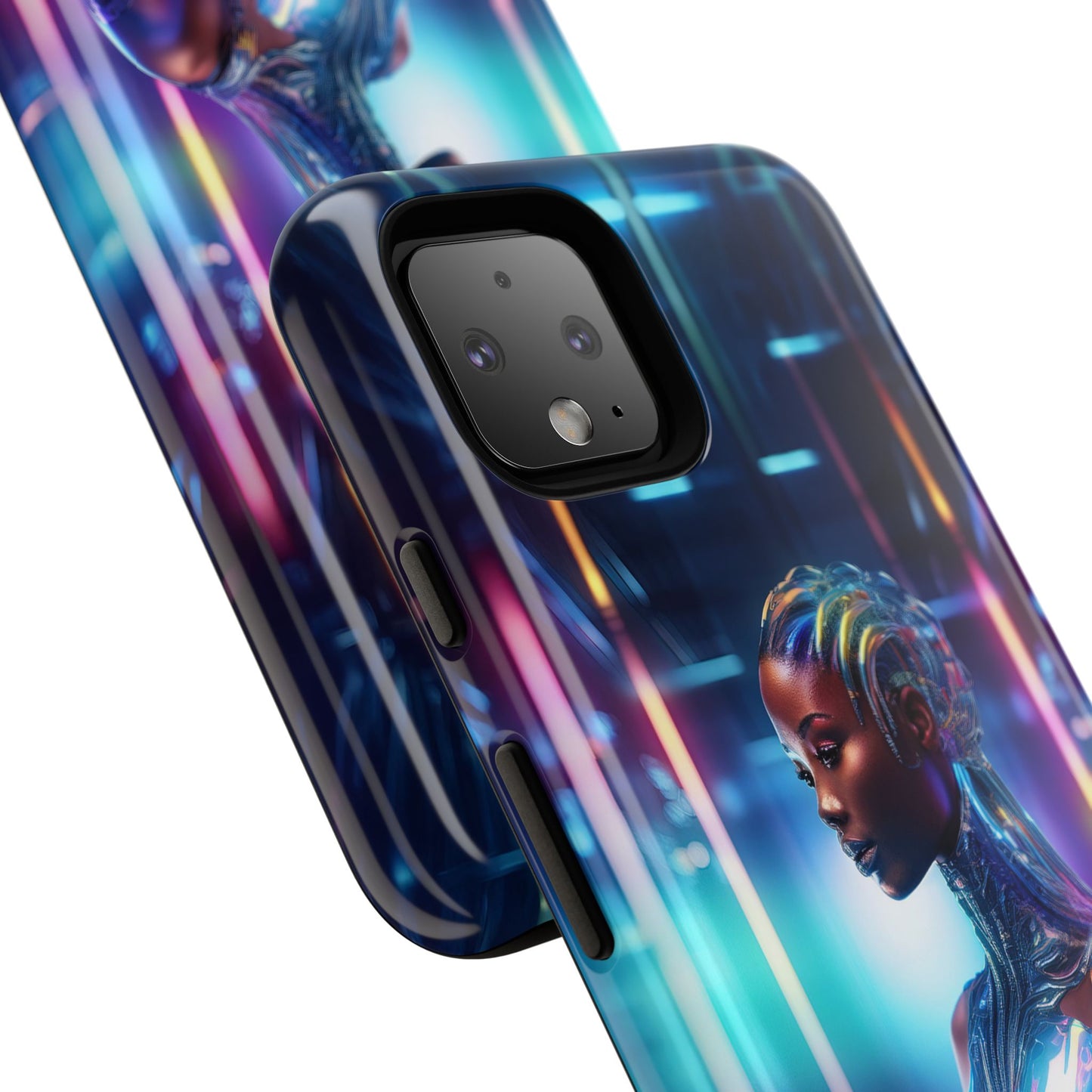 Futuristic Human Android Hybrid Cell Phone Case 014