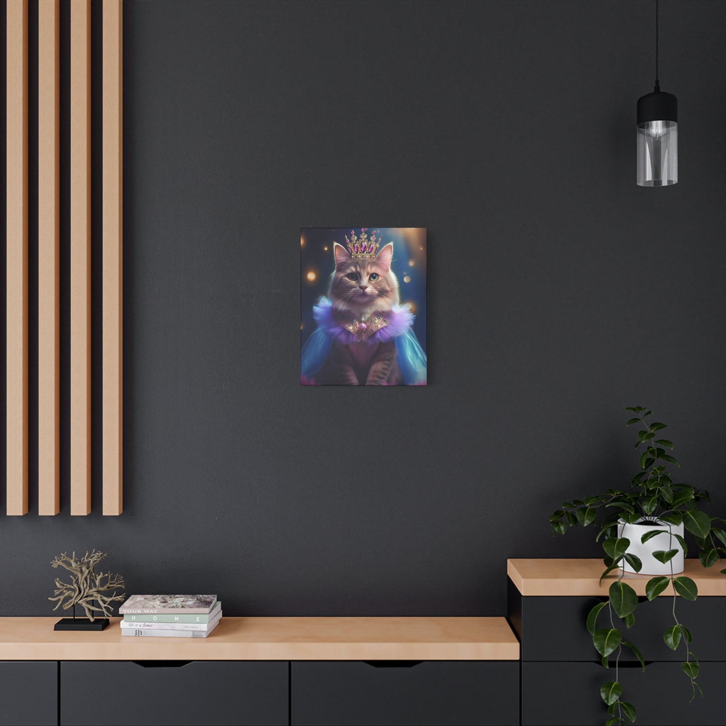 Meowgical Fairy Purrincess Canvas Art | Stretched Matte Wall Decor 003