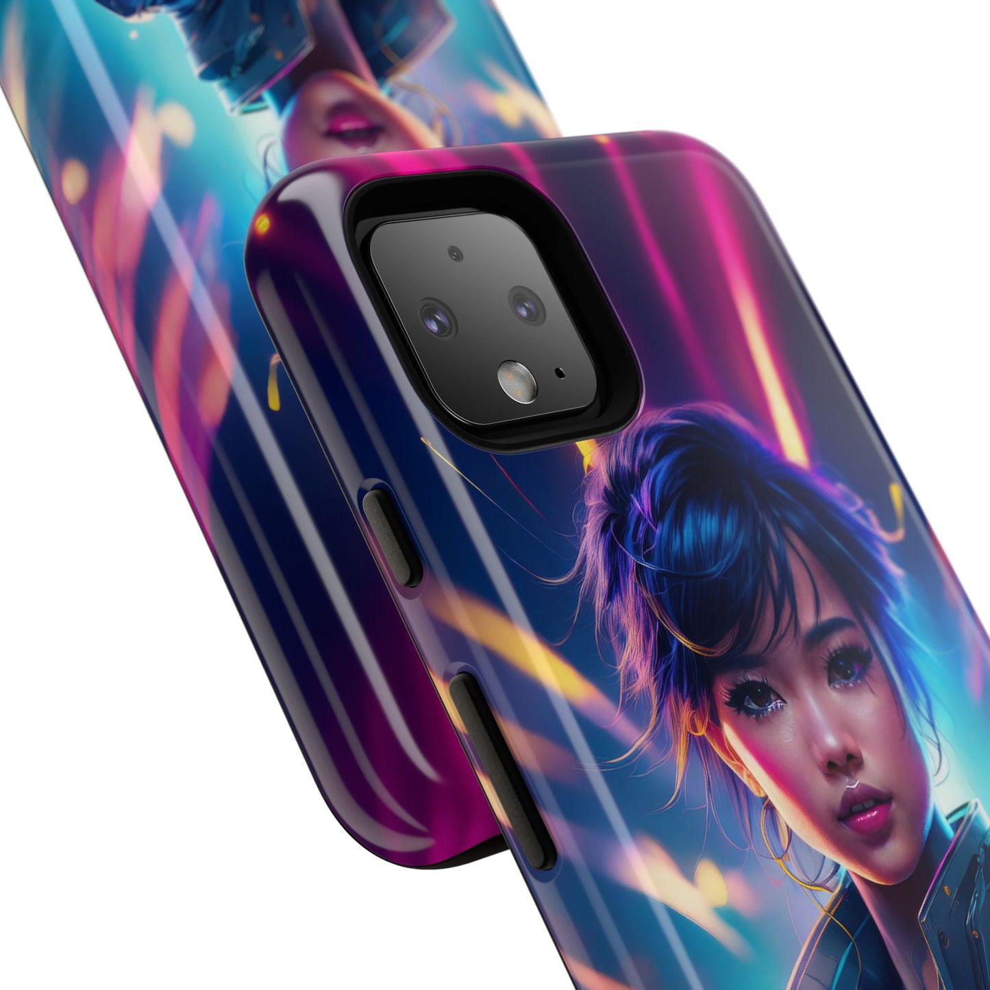 Futuristic Cyberpunk Female Cell Phone Case 024