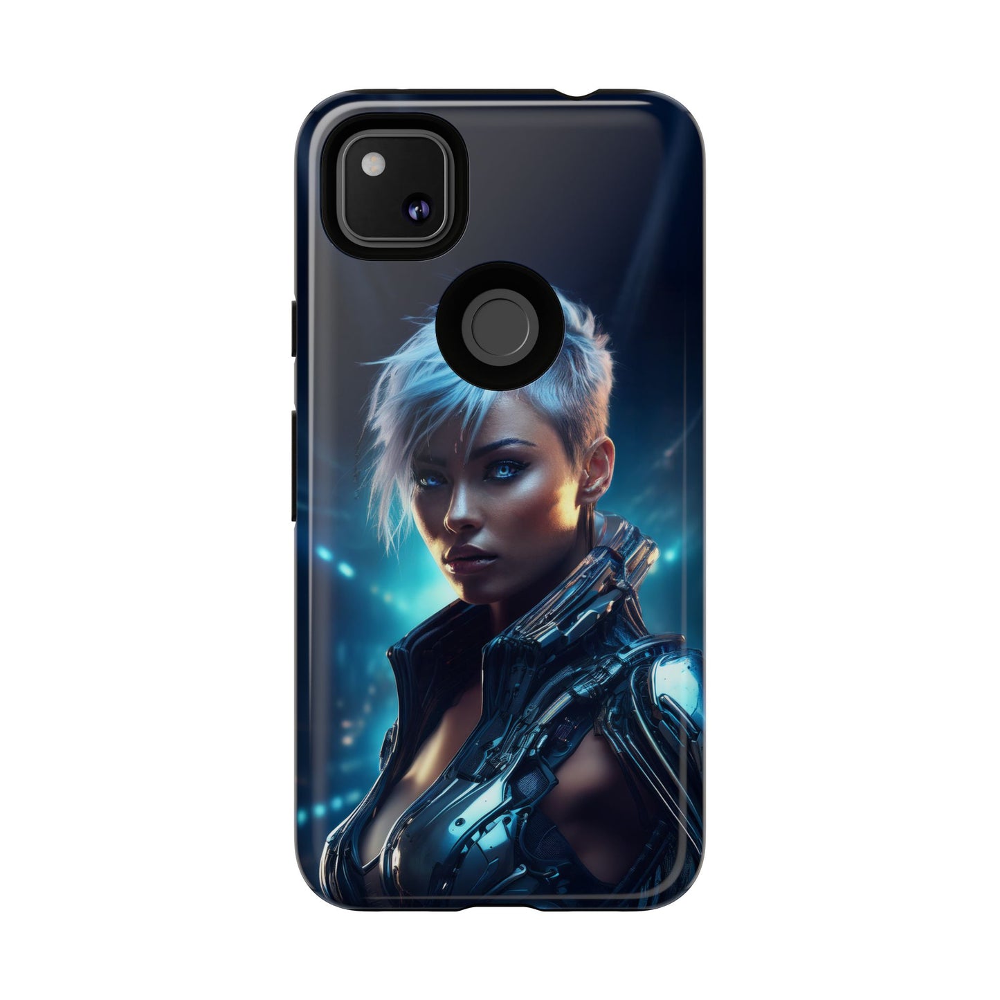 Futuristic Cyberpunk Female Cell Phone Case 027