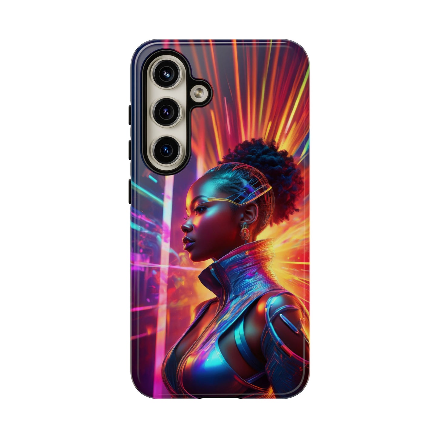 Futuristic Cyberpunk Female Cell Phone Case 001