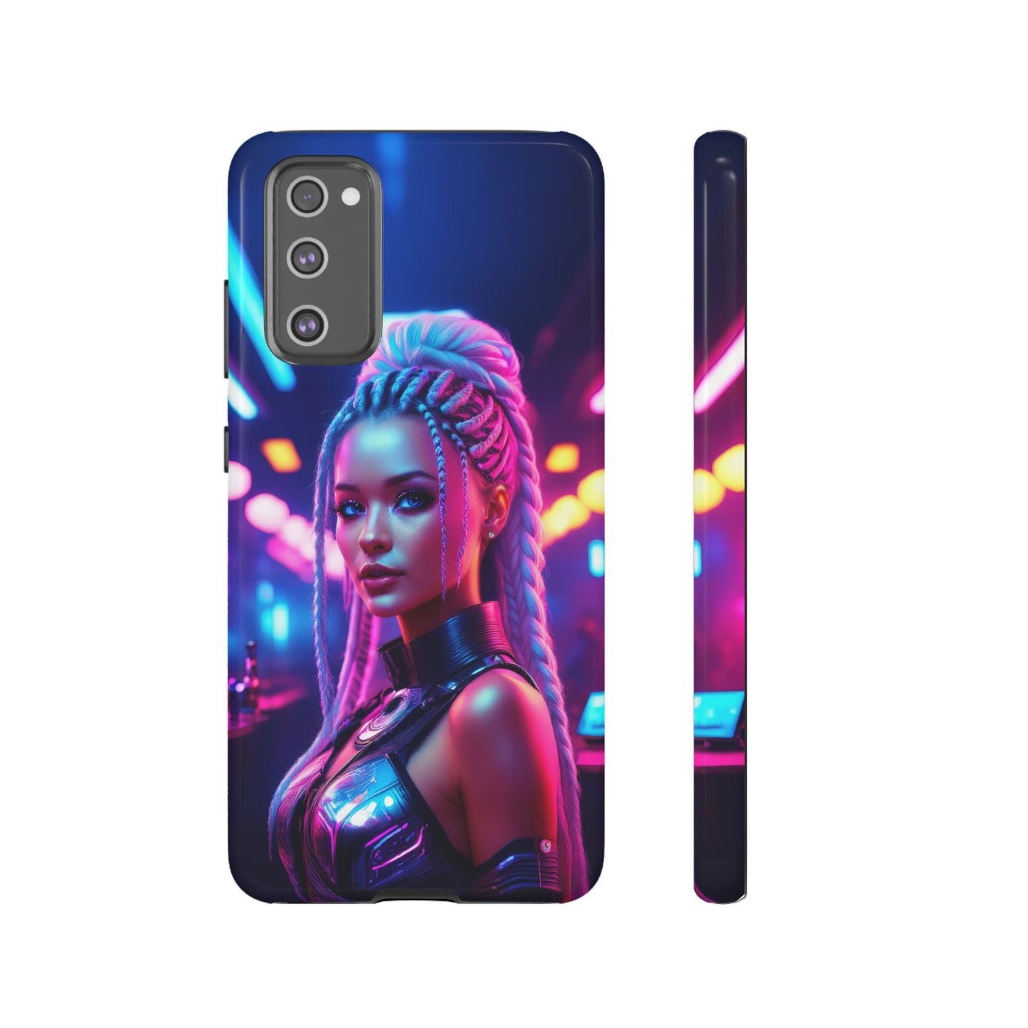 Futuristic Cyberpunk Female Cell Phone Case 007