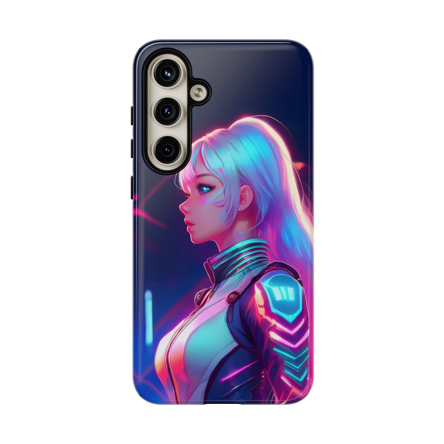 Futuristic Cyberpunk Female Cell Phone Case 009