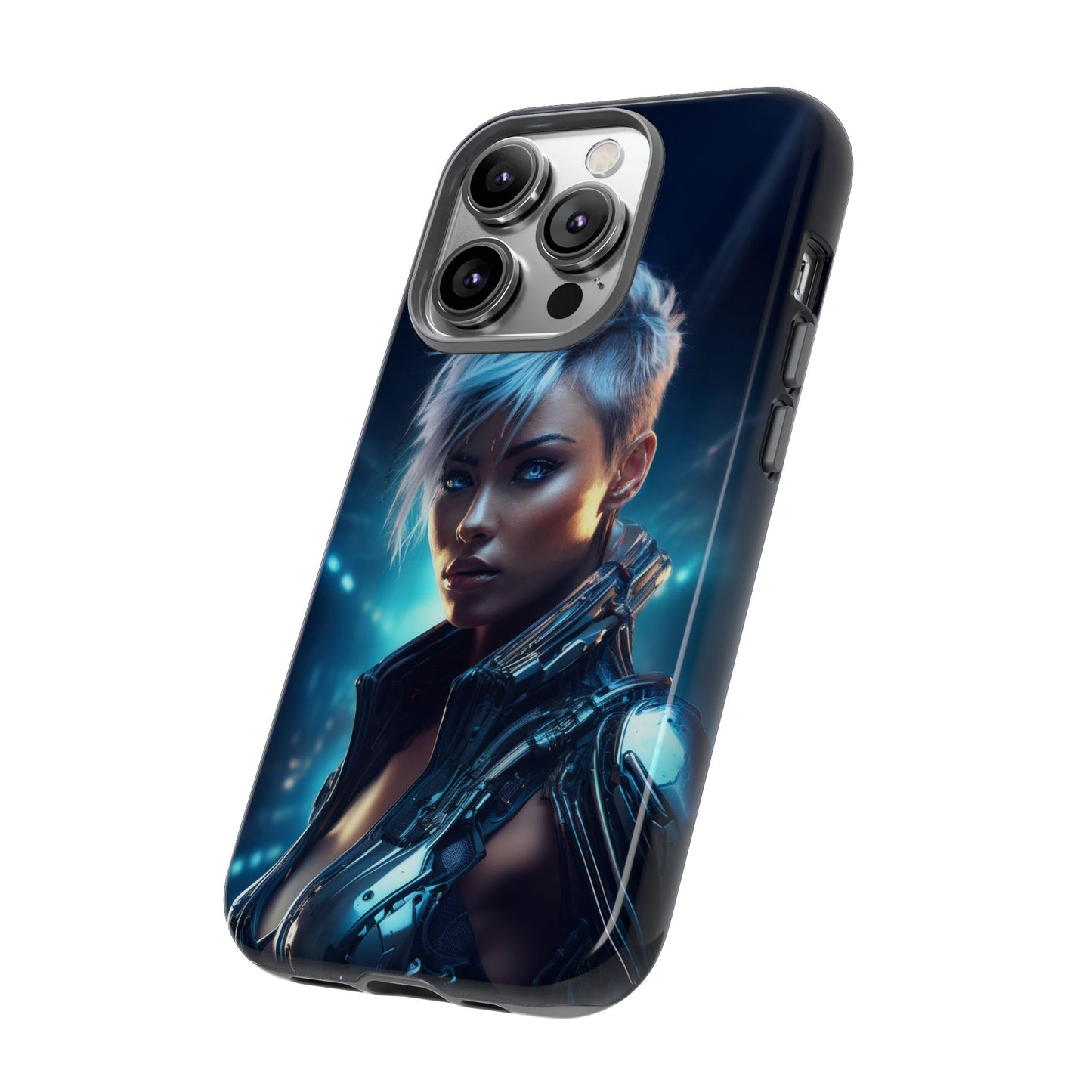 Futuristic Cyberpunk Female Cell Phone Case 027