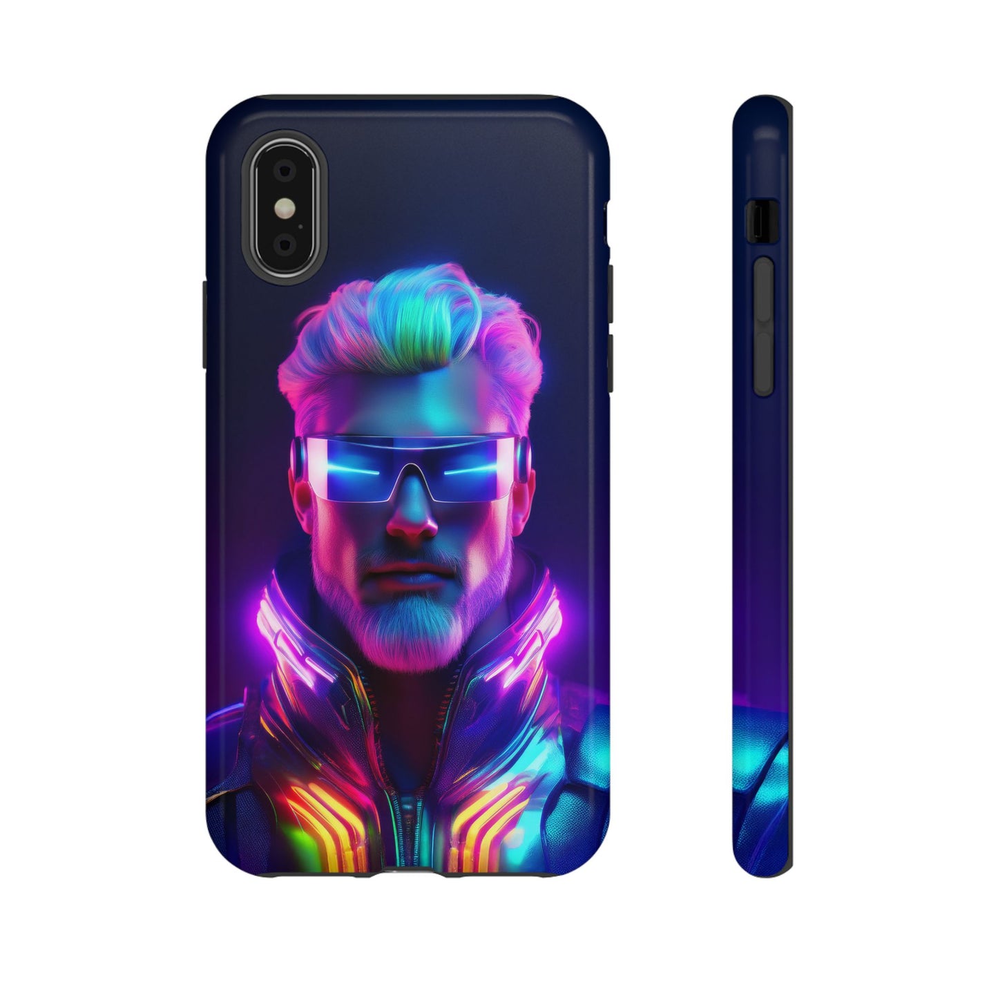 Futuristic Cyberpunk Male Cell Phone Case 026