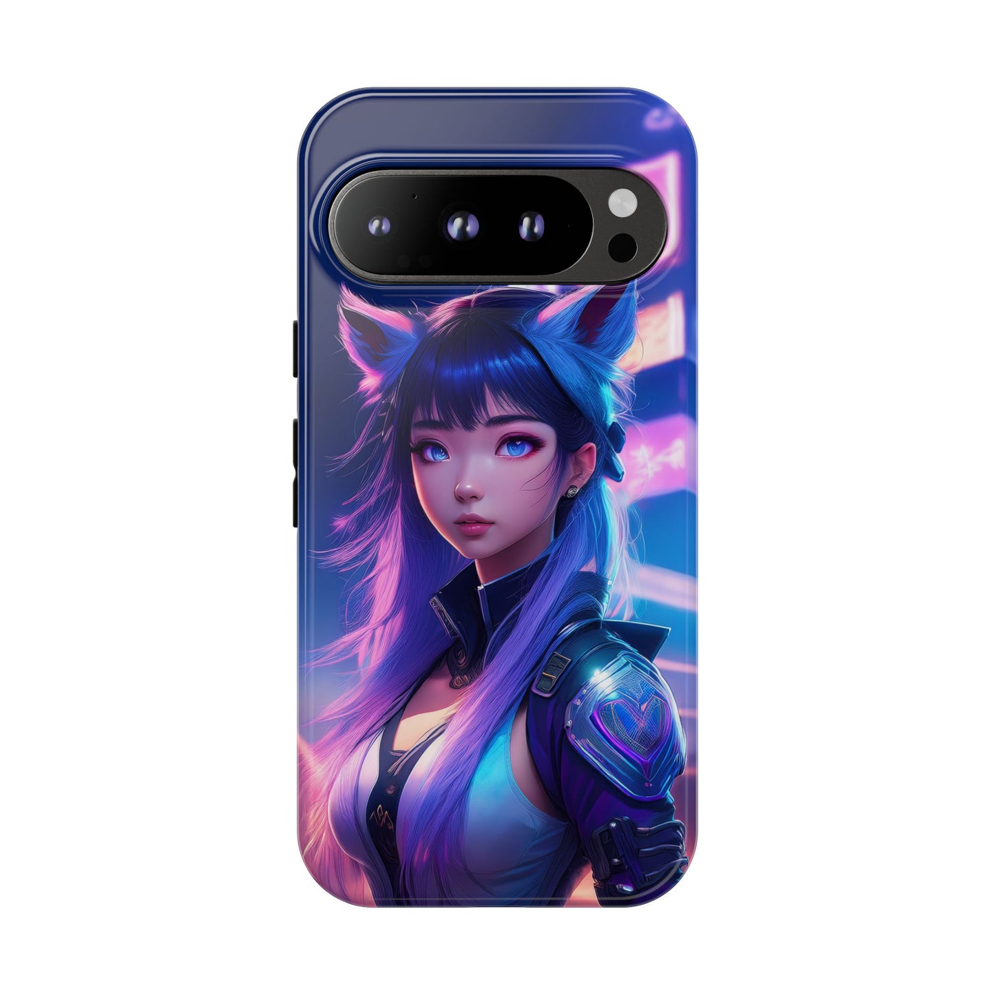 Futuristic Cyberpunk Female Cell Phone Case 010