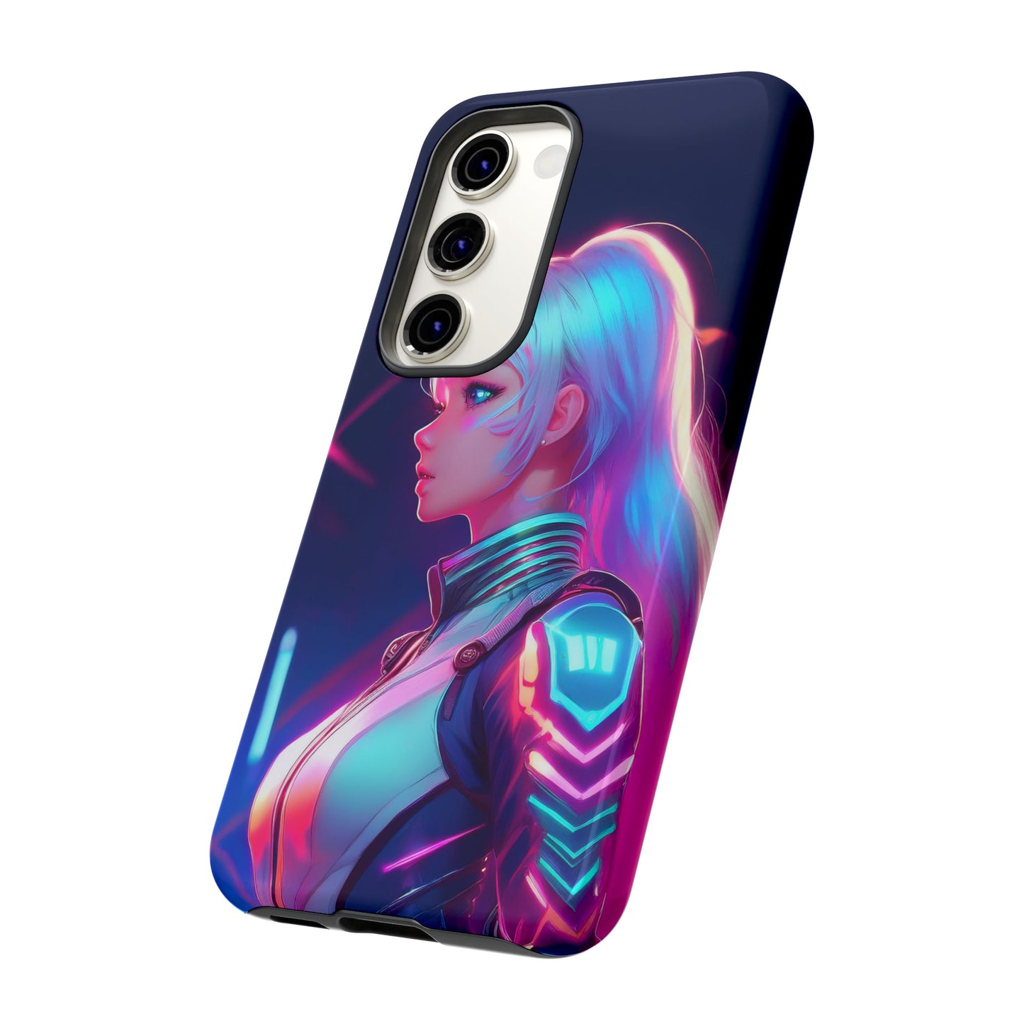 Futuristic Cyberpunk Female Cell Phone Case 009